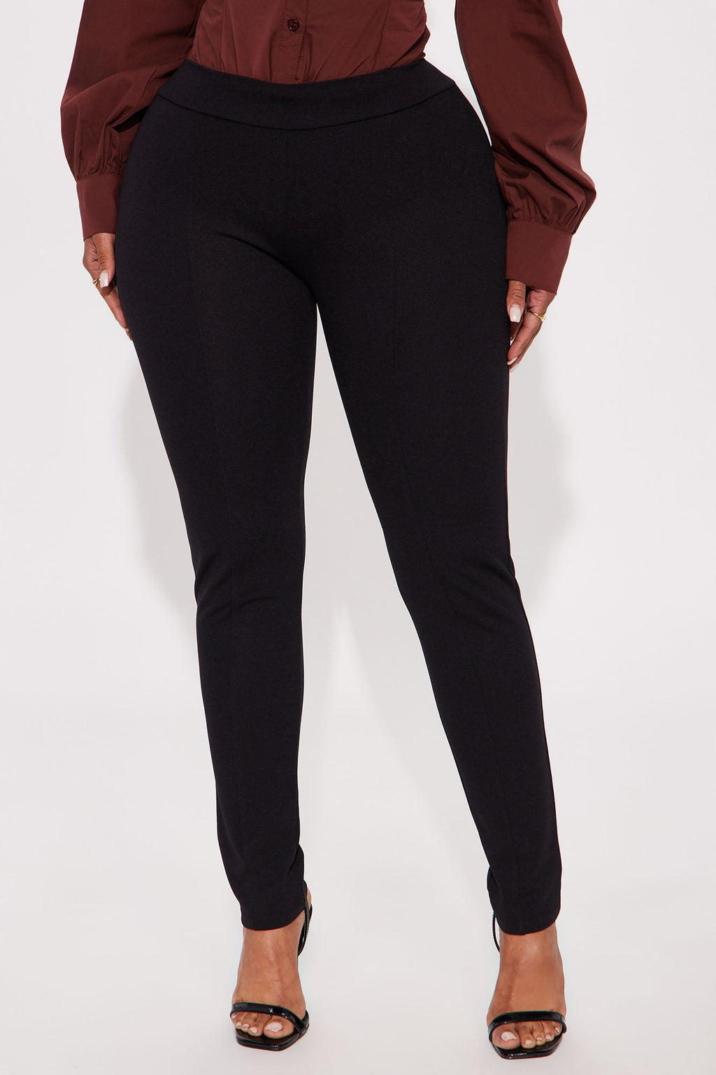 Good For You Crepe Skinny Pant - Black