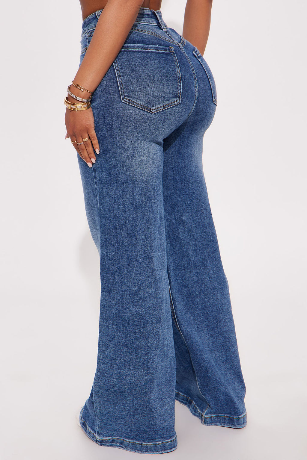 Bleecker Baby Wide Leg Jeans - Medium Wash