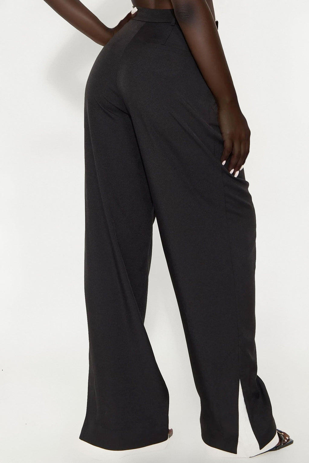 Put In Work High Rise Trouser - Black/White