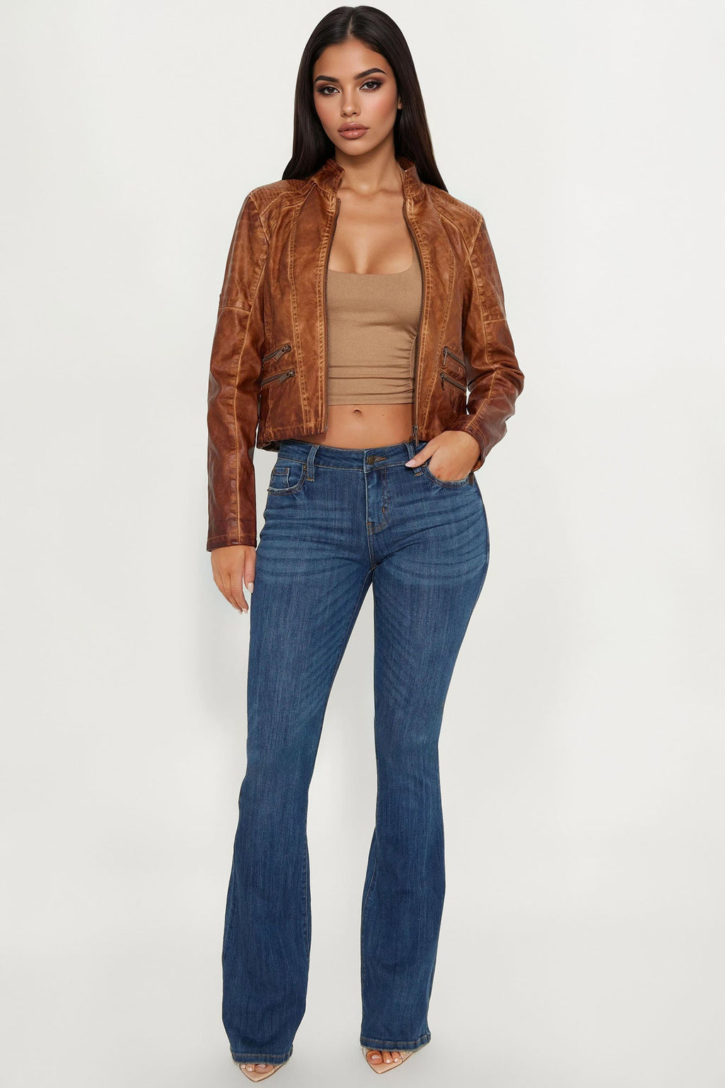 Tall Out Of My Way Low Rise Bootcut Jean - Dark Wash