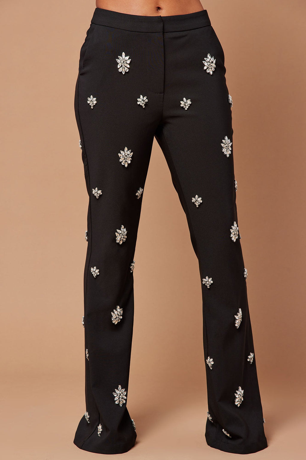Verona Embellished Pant - Black