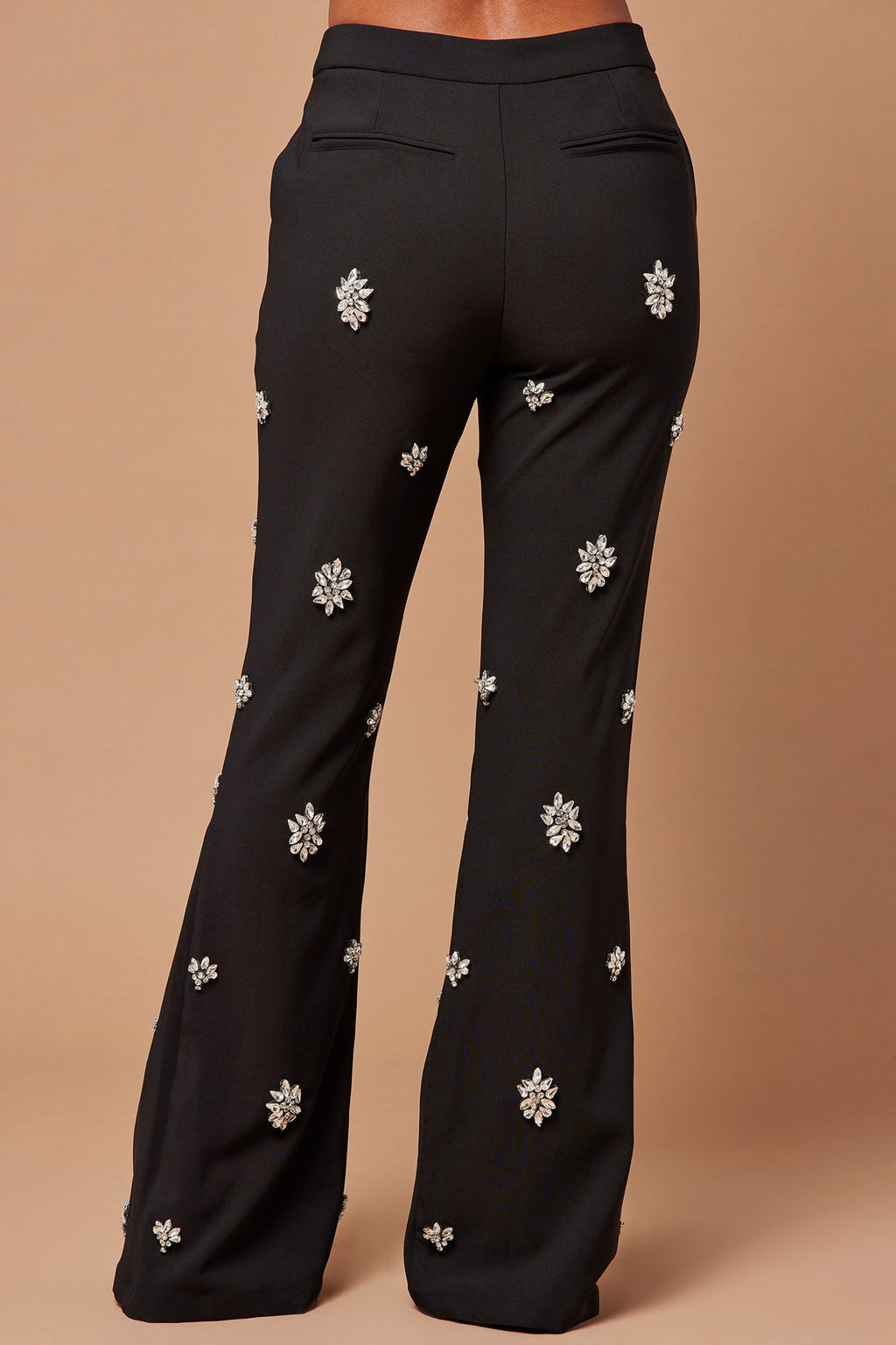 Verona Embellished Pant - Black