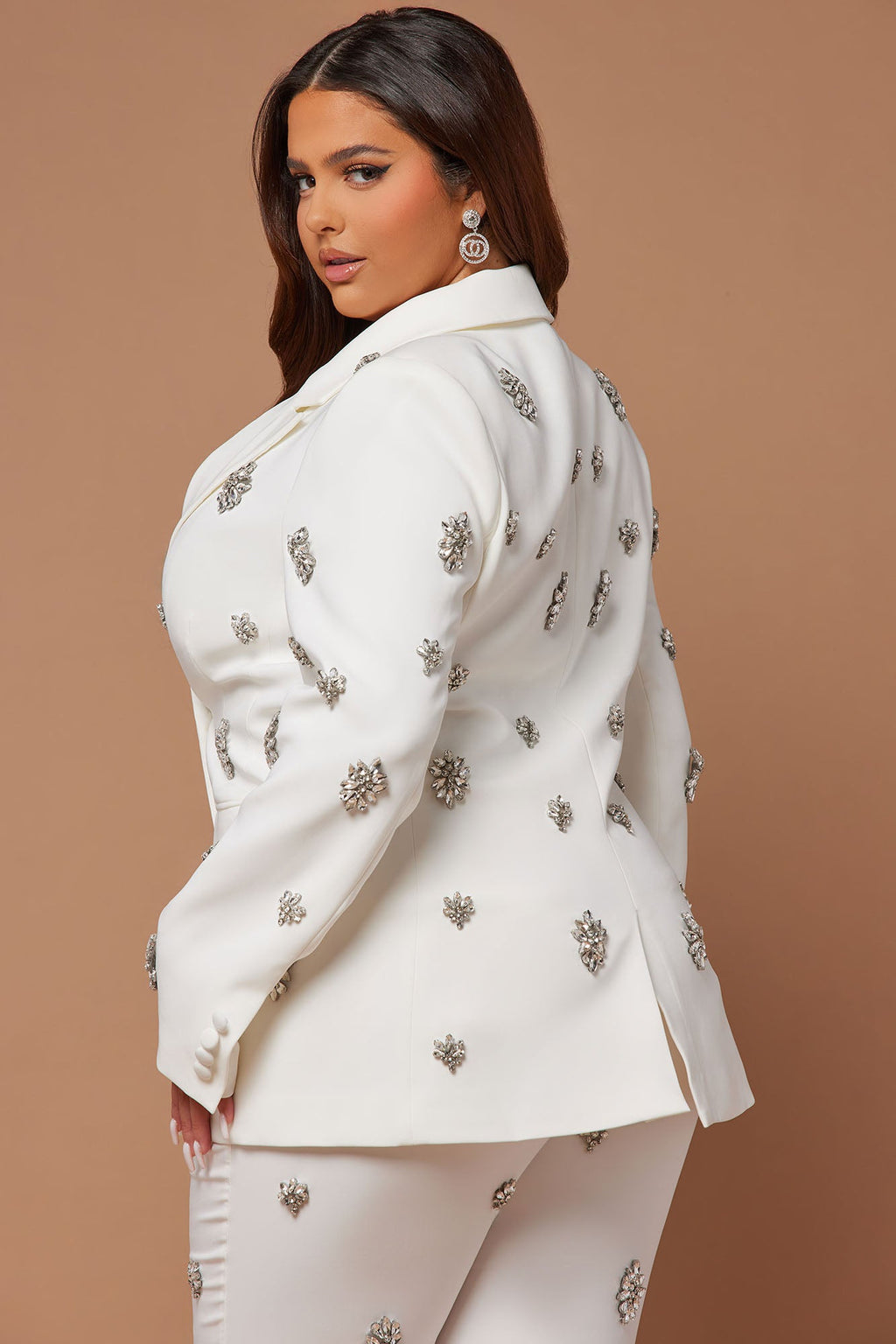 Verona Embellished Jacket - White