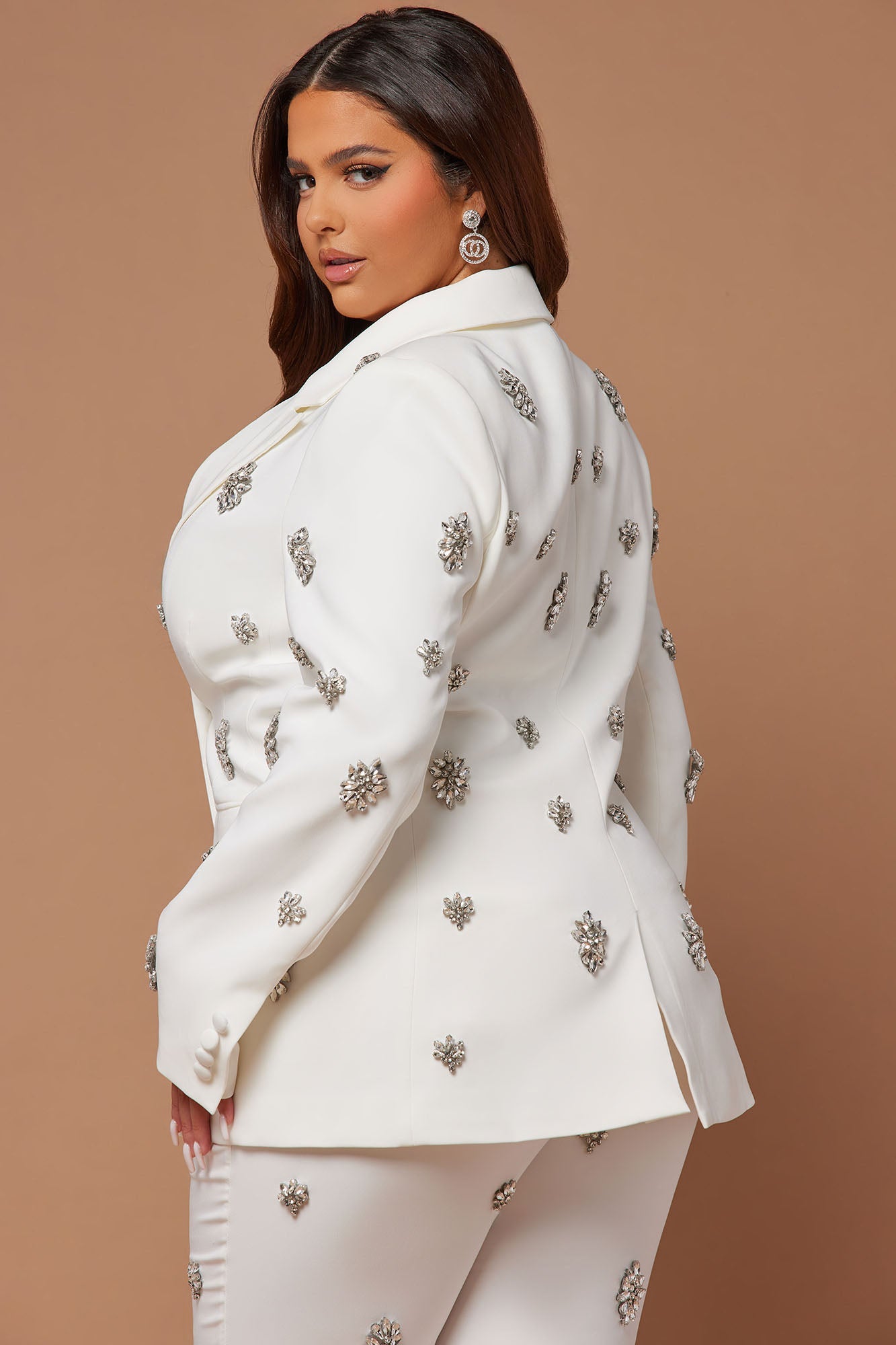 Verona Embellished Jacket - White