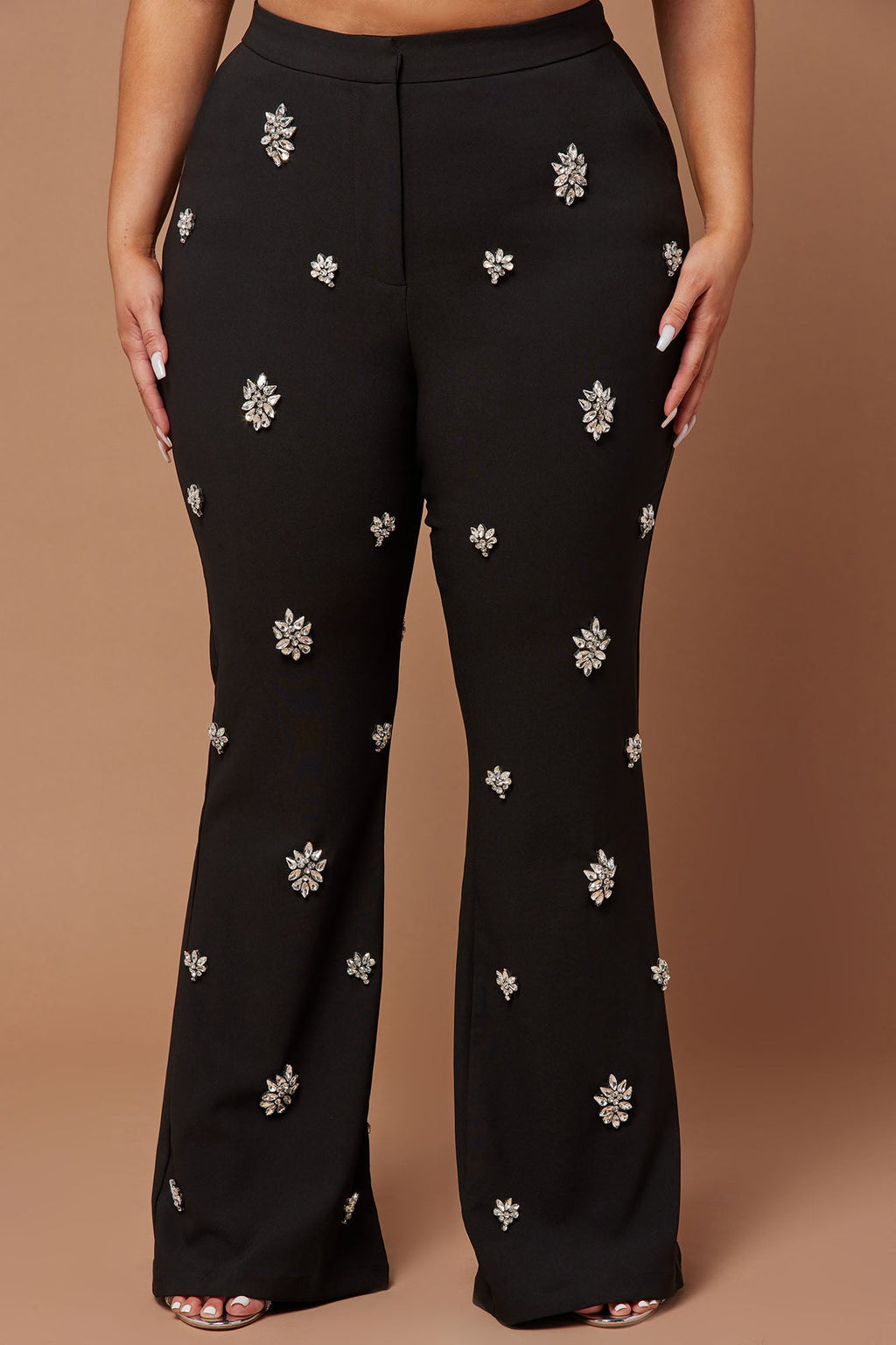 Verona Embellished Pant - Black