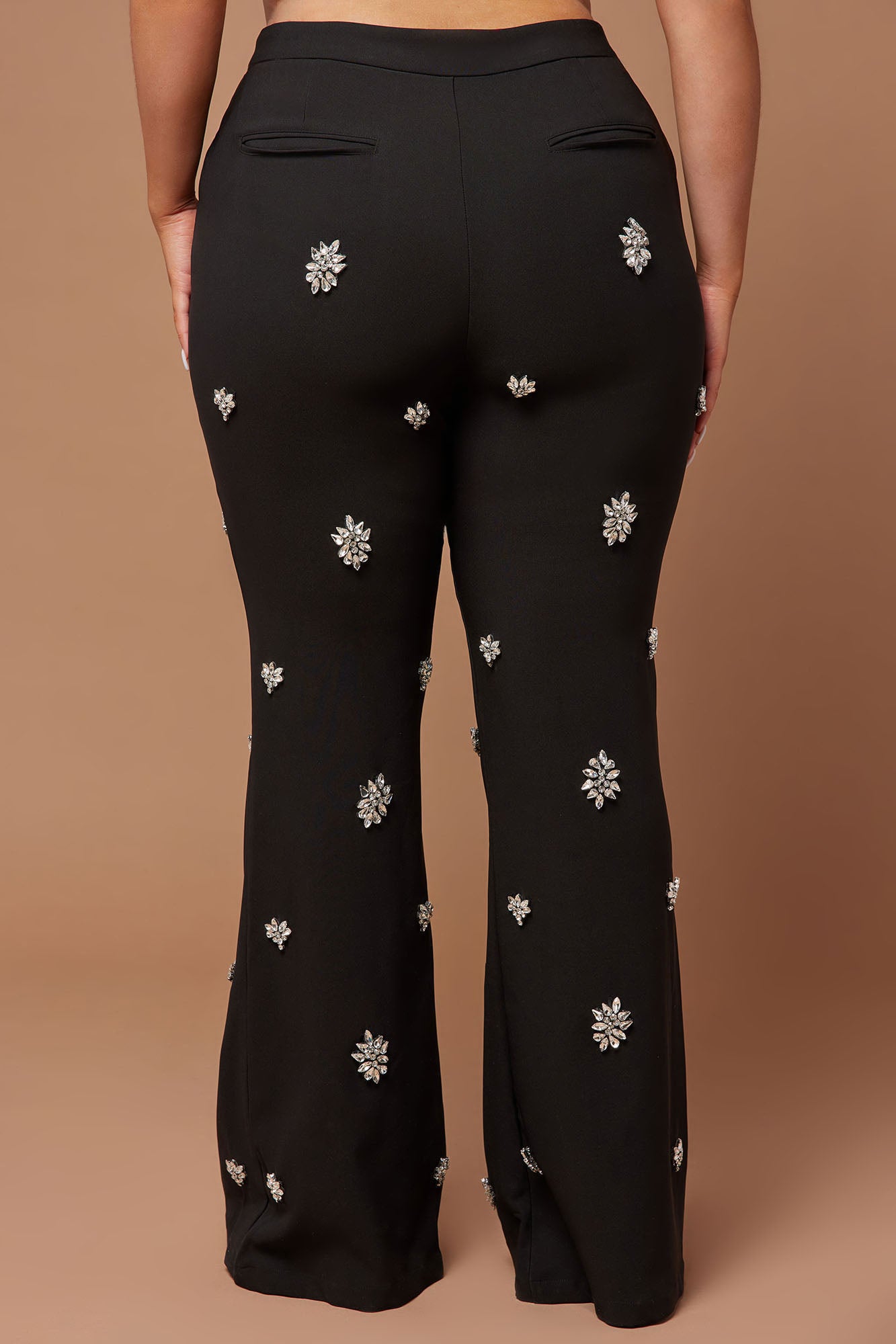 Verona Embellished Pant - Black