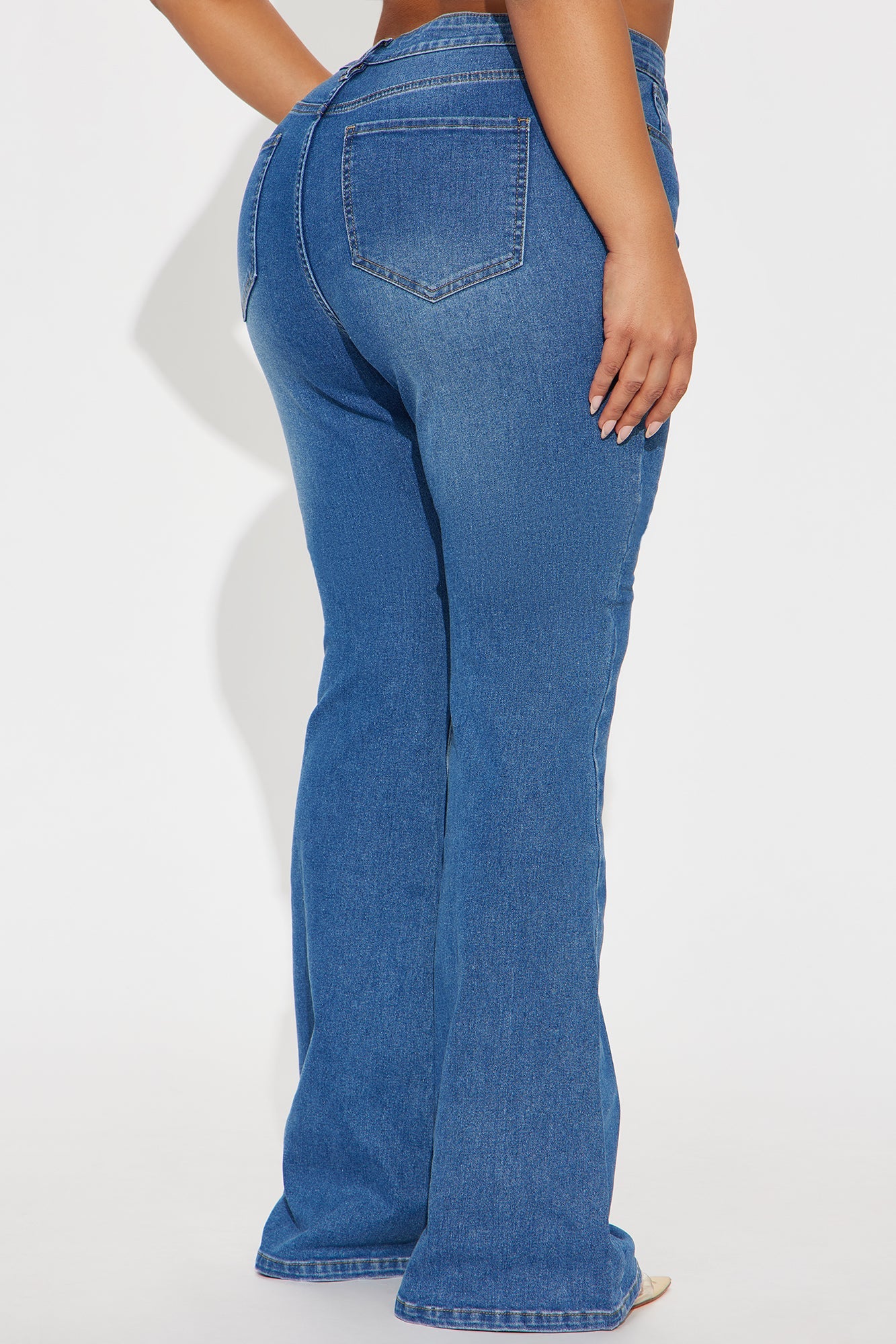 Tall Tucson High Rise Stretch Flare Jeans - Medium Wash