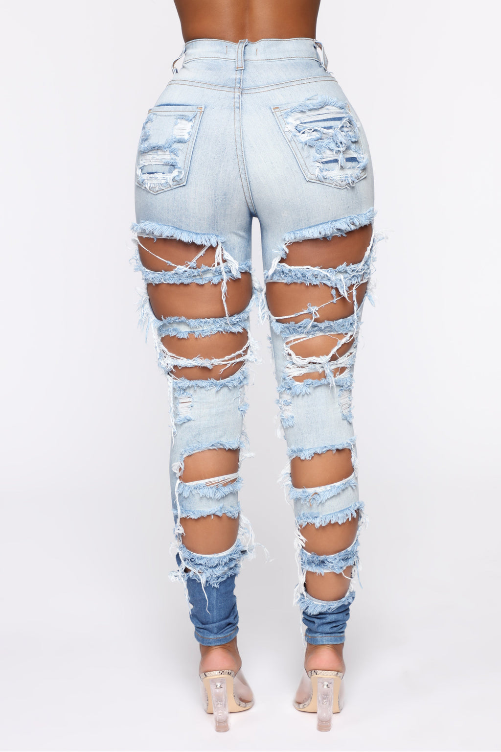 Cheap Thriller High Rise Jeans - Blue