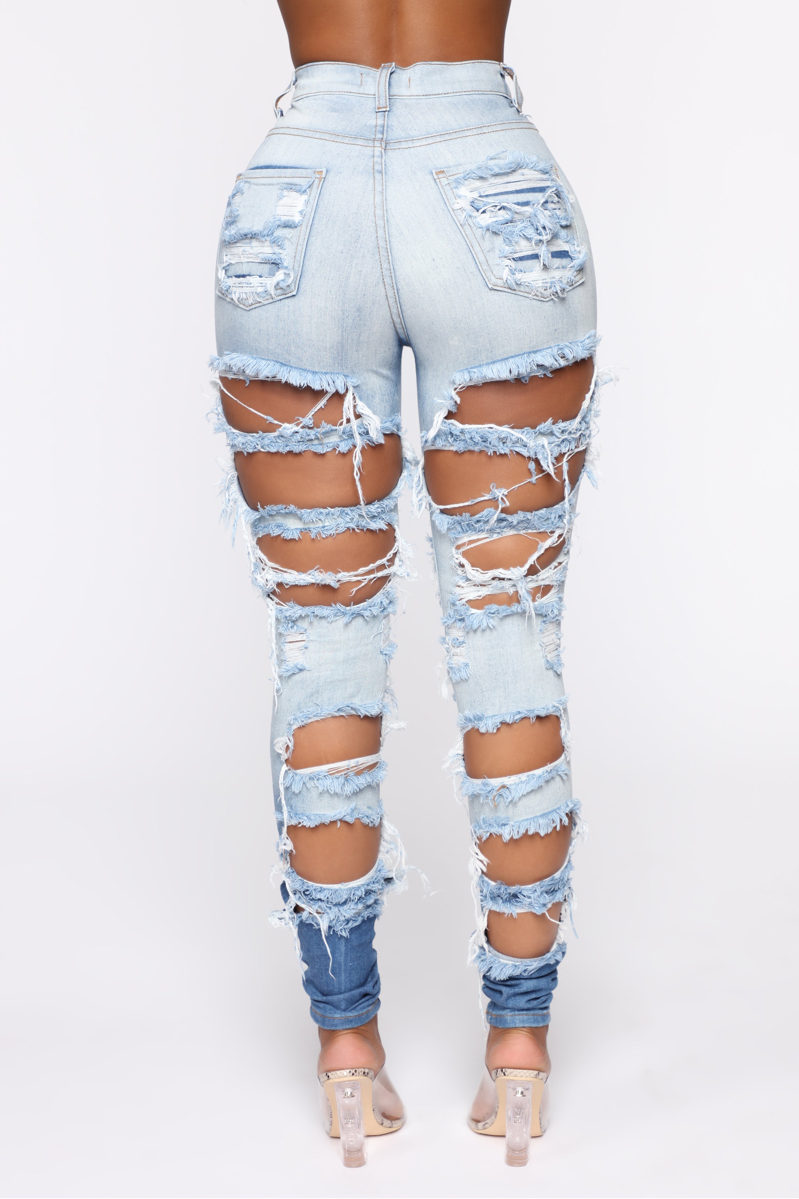 Cheap Thriller High Rise Jeans - Blue