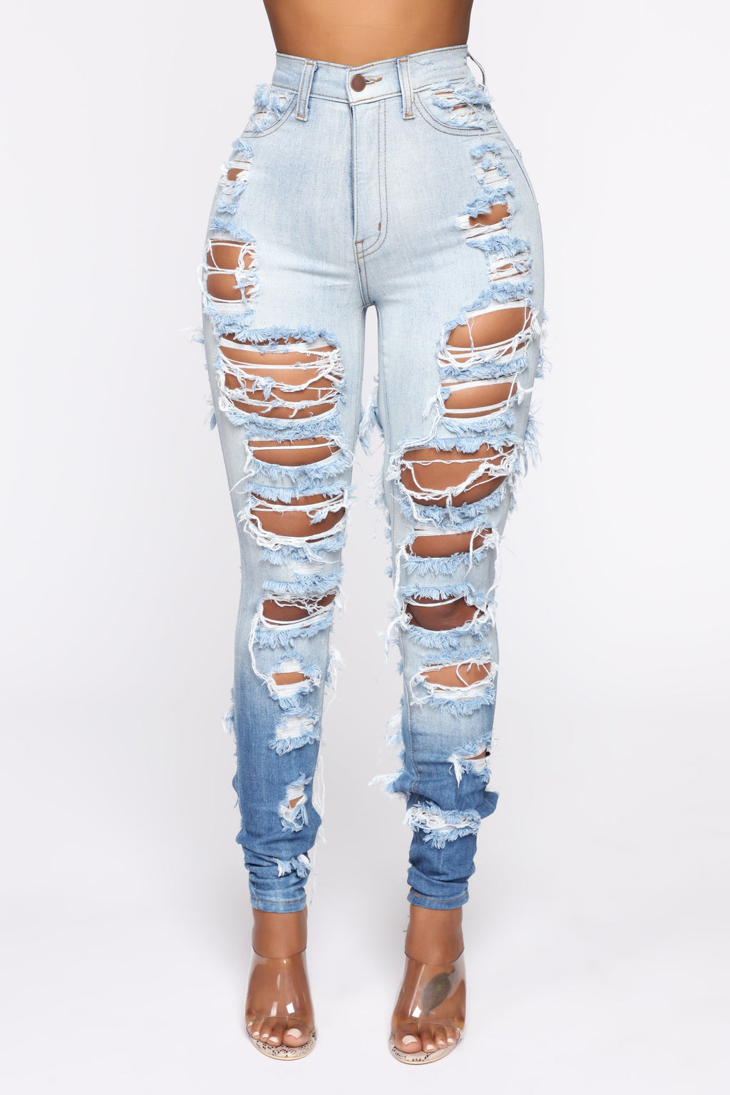 Cheap Thriller High Rise Jeans - Blue