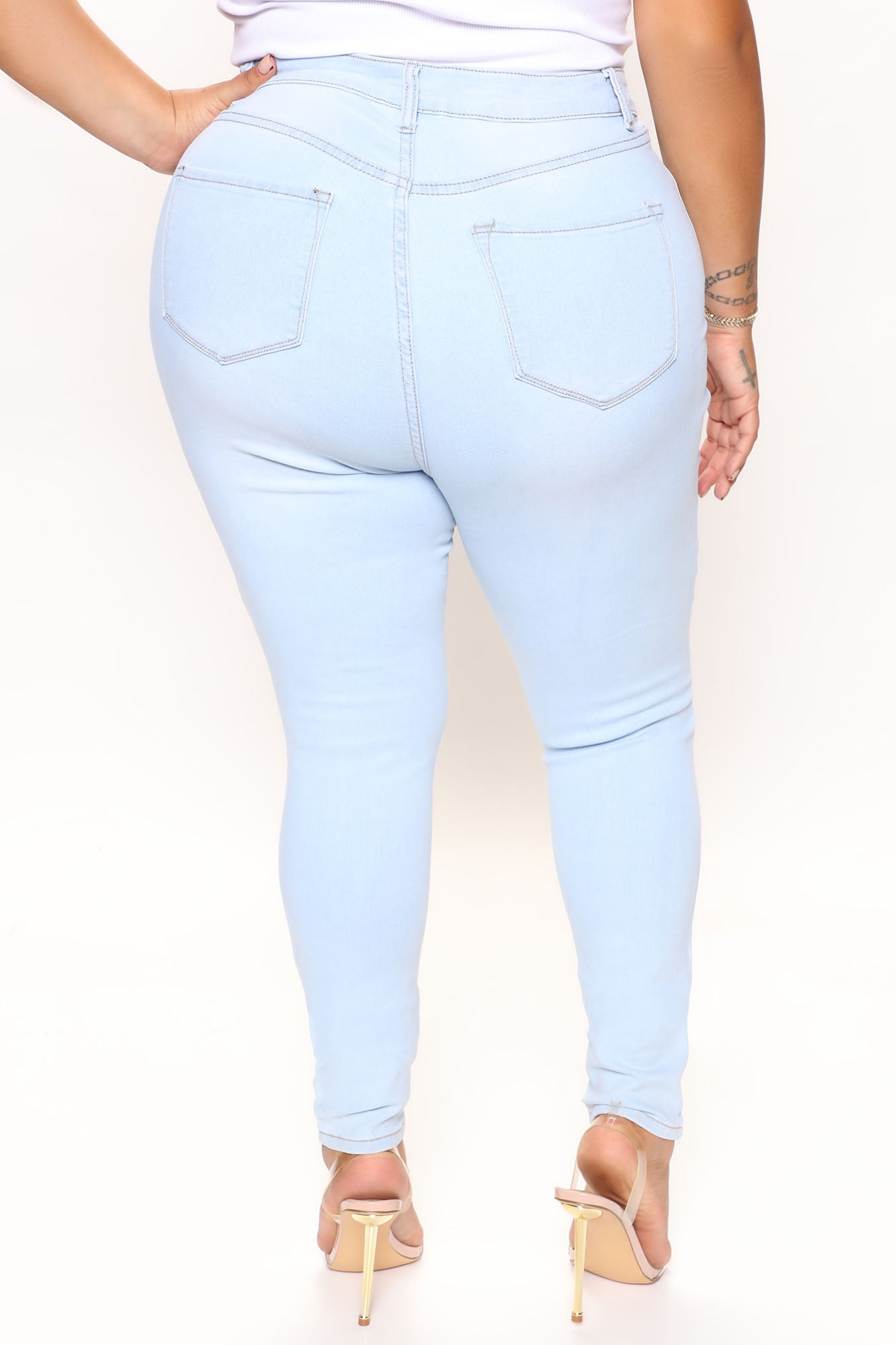 Needing Something Jeans - Light Blue Wash