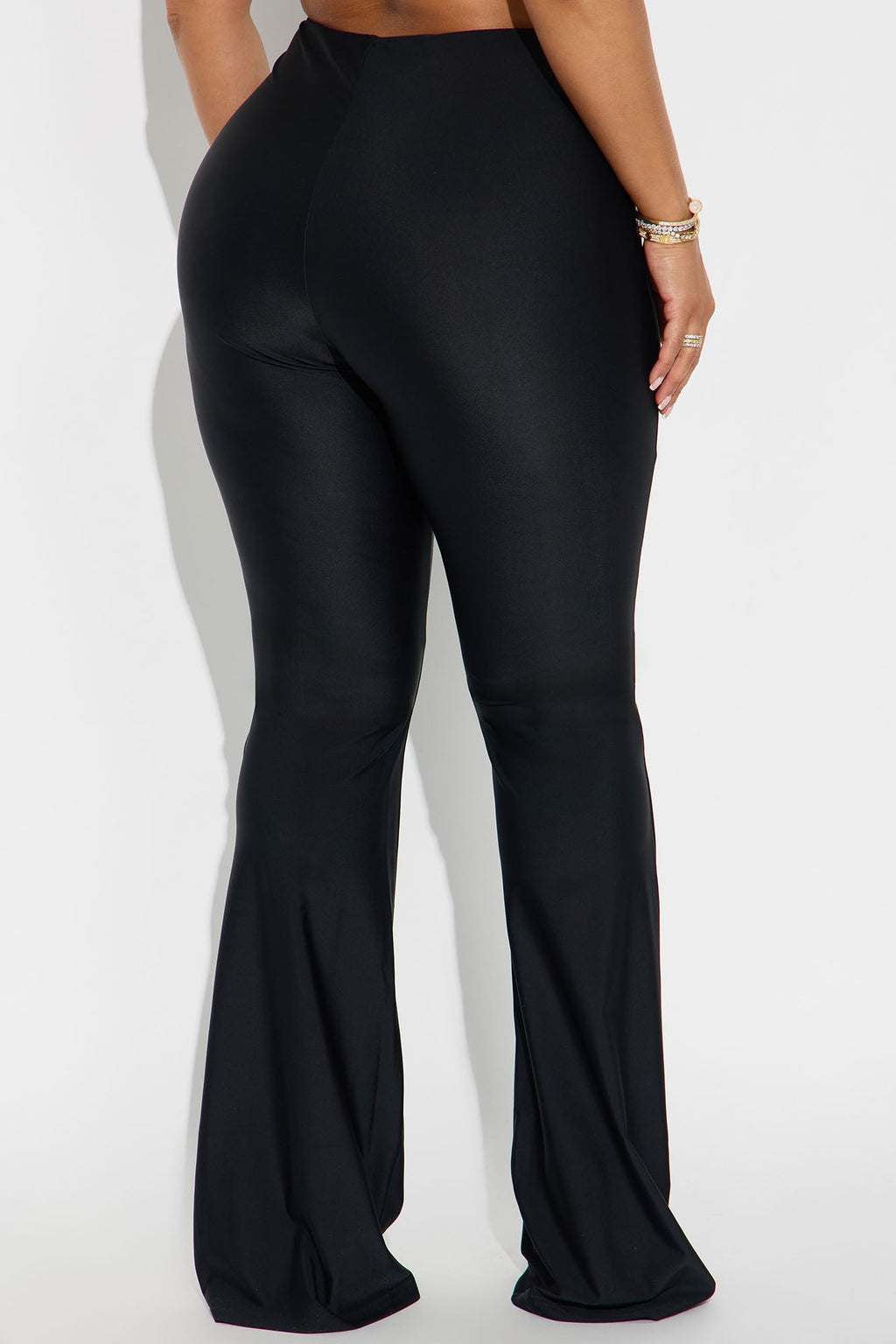 Stepping Out Tonight Cut Out Flare Pant - Black