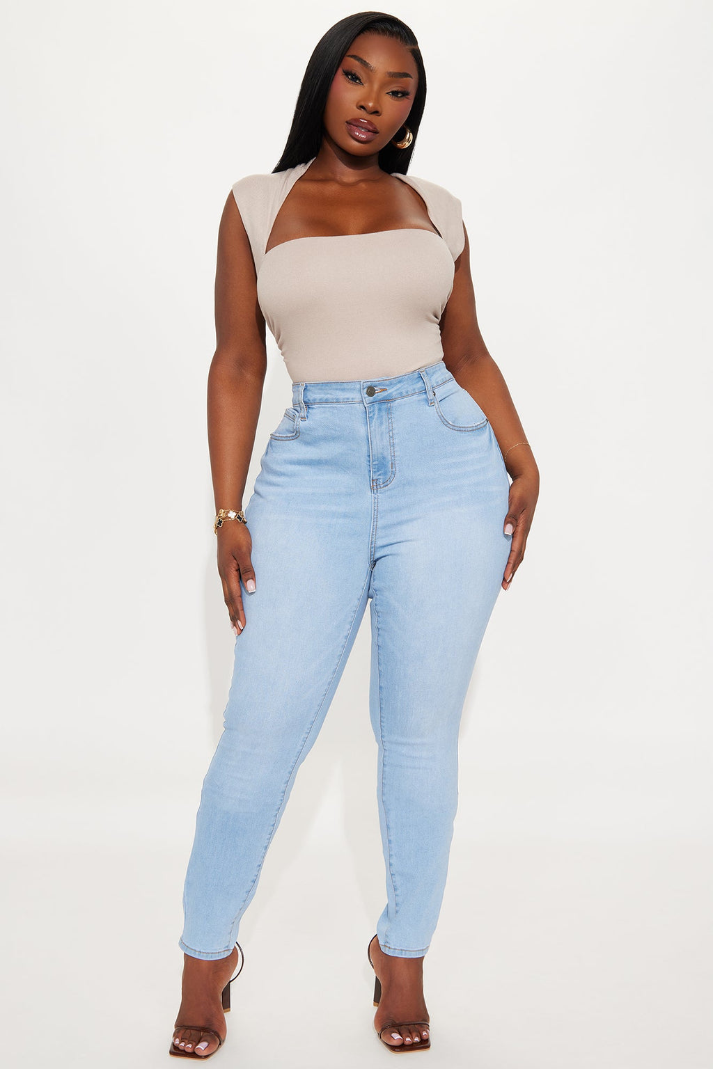 Tall Top Of The Line Stretch Skinny Jeans - Light Wash