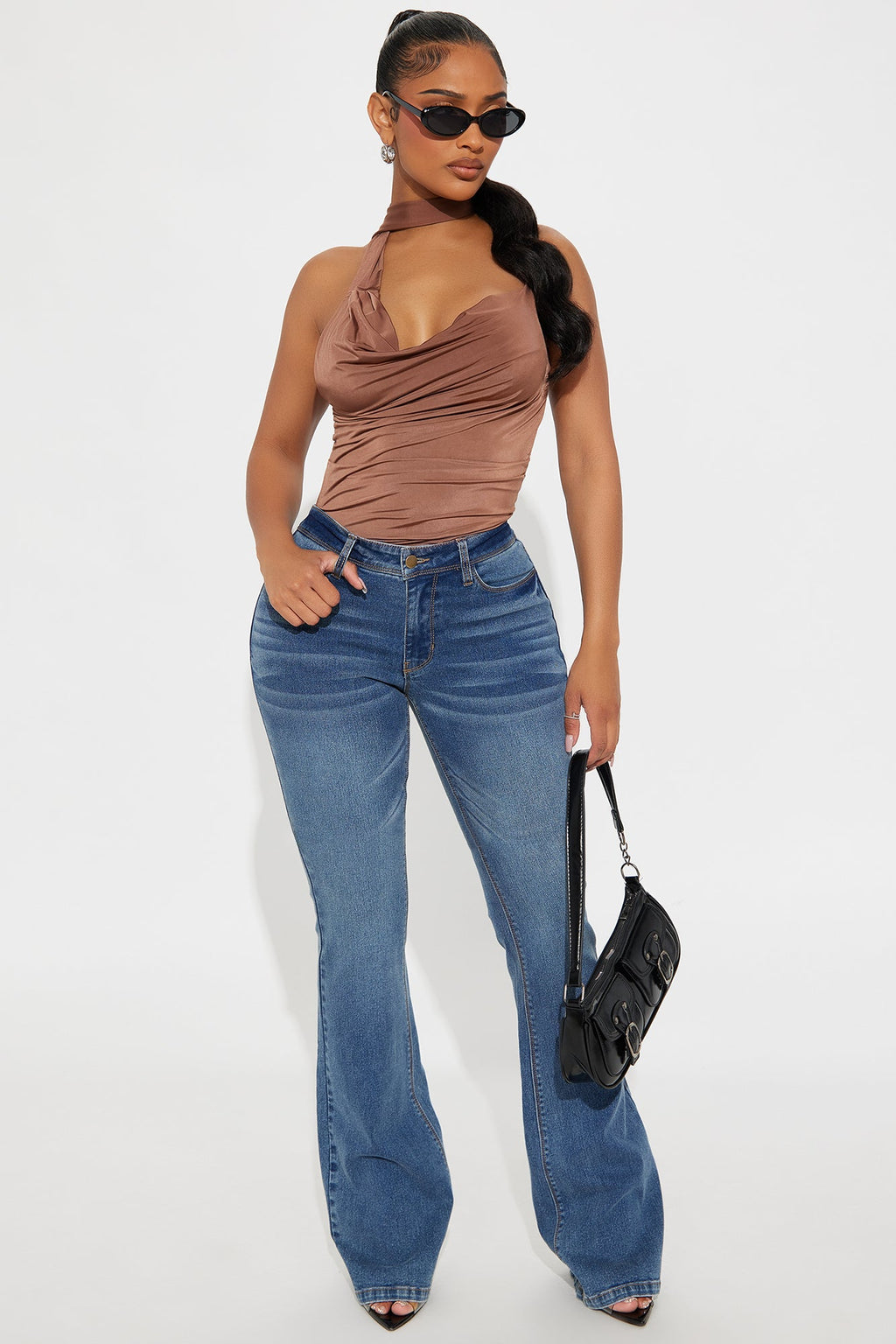 Tall Lost Without You Soft Stretch Bootcut Jeans - Dark Wash