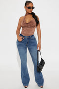 Tall Lost Without You Soft Stretch Bootcut Jeans - Dark Wash