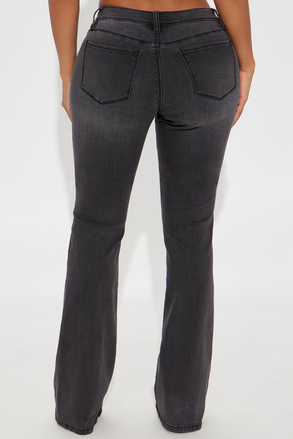 Tall Lost Without You Soft Stretch Bootcut Jeans - Black Wash