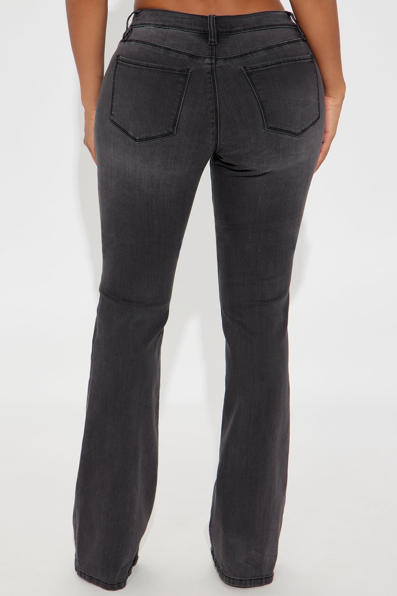 Tall Lost Without You Soft Stretch Bootcut Jeans - Black Wash