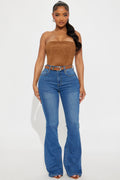 Tall Tucson High Rise Stretch Flare Jeans - Medium Wash