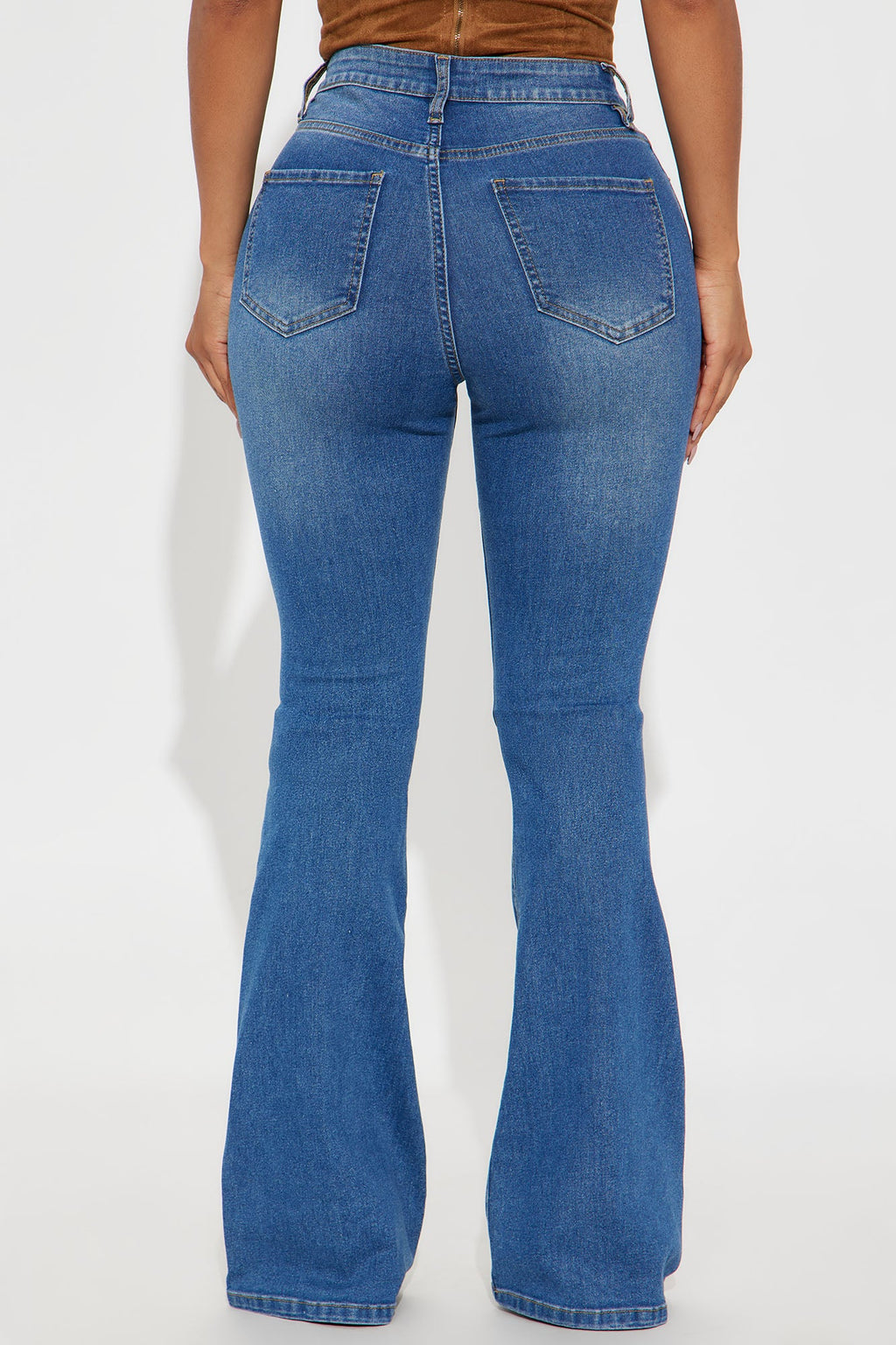 Tall Tucson High Rise Stretch Flare Jeans - Medium Wash