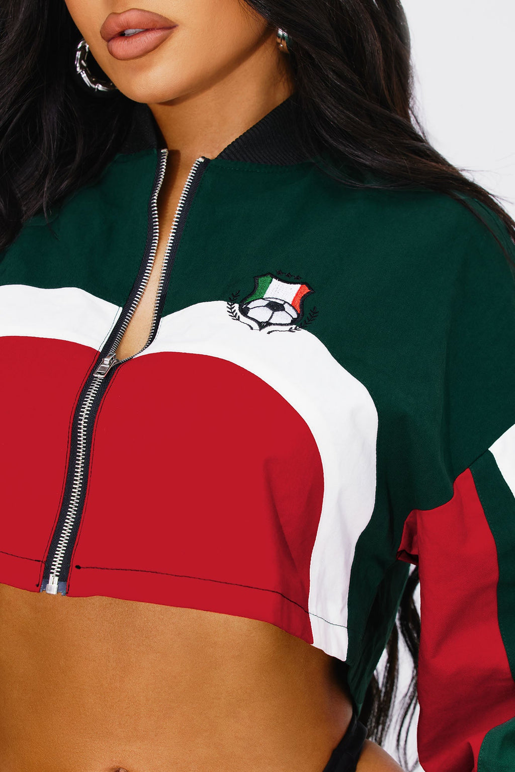 Mexico Champs Bomber Jacket - Green/combo