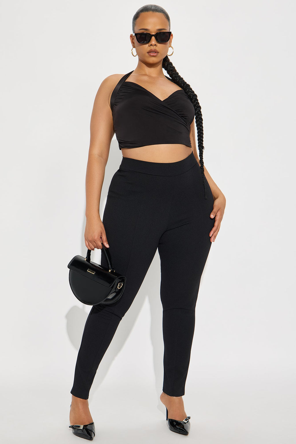 Good For You Crepe Skinny Pant - Black
