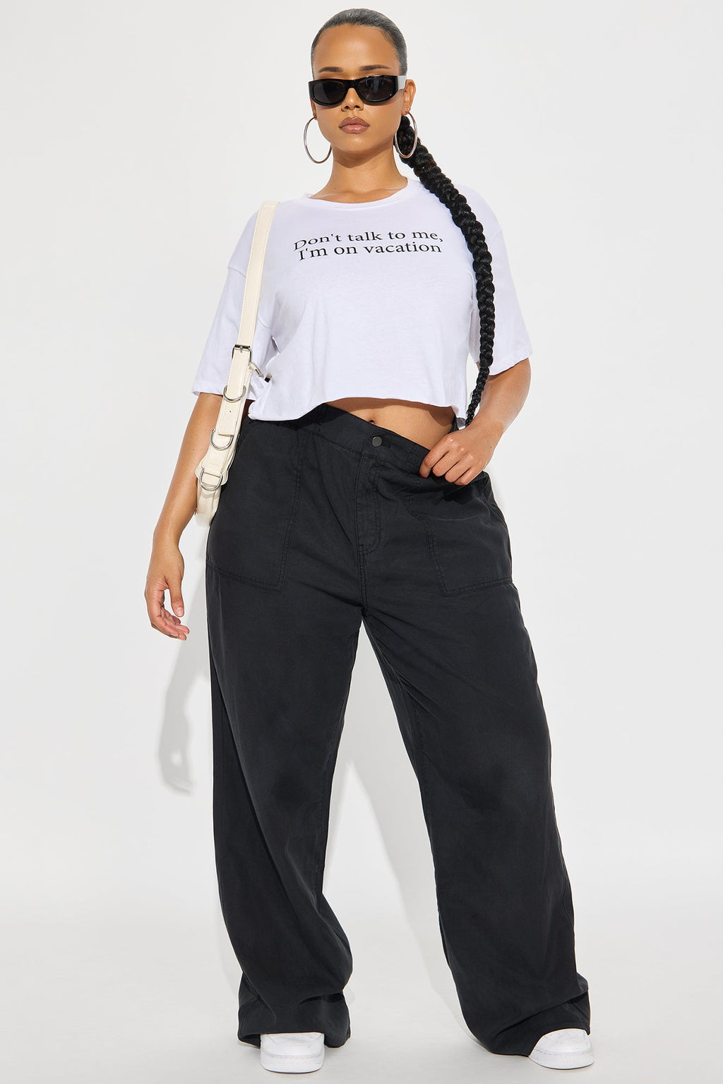 Daphne Cuffed Pant - Black