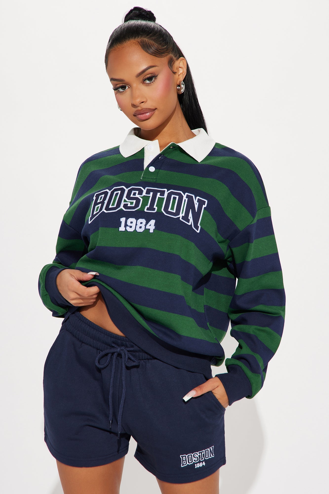 Boston Days Short Set - Hunter