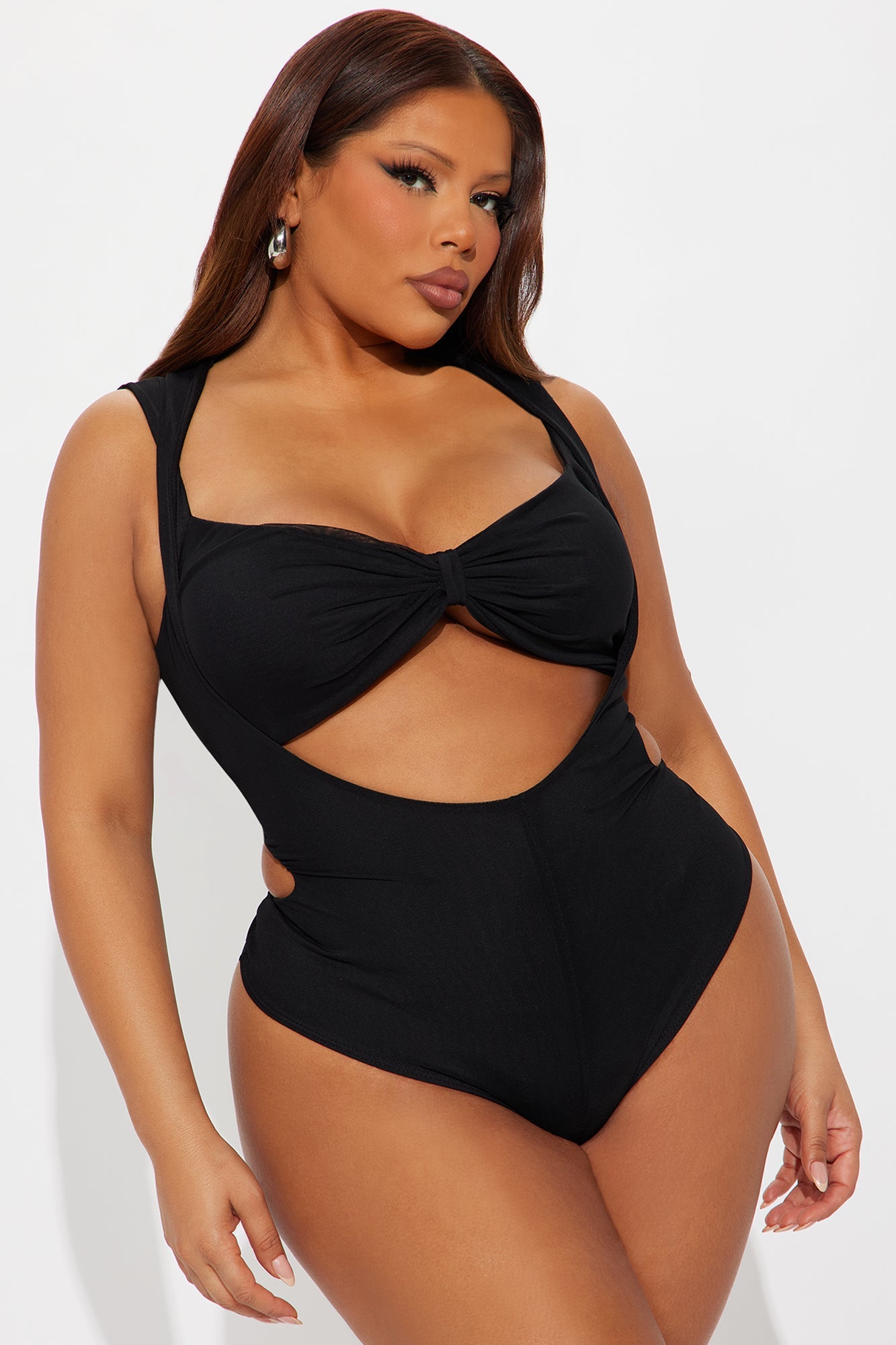 Barely Behaved Mesh Skirt Set - Black