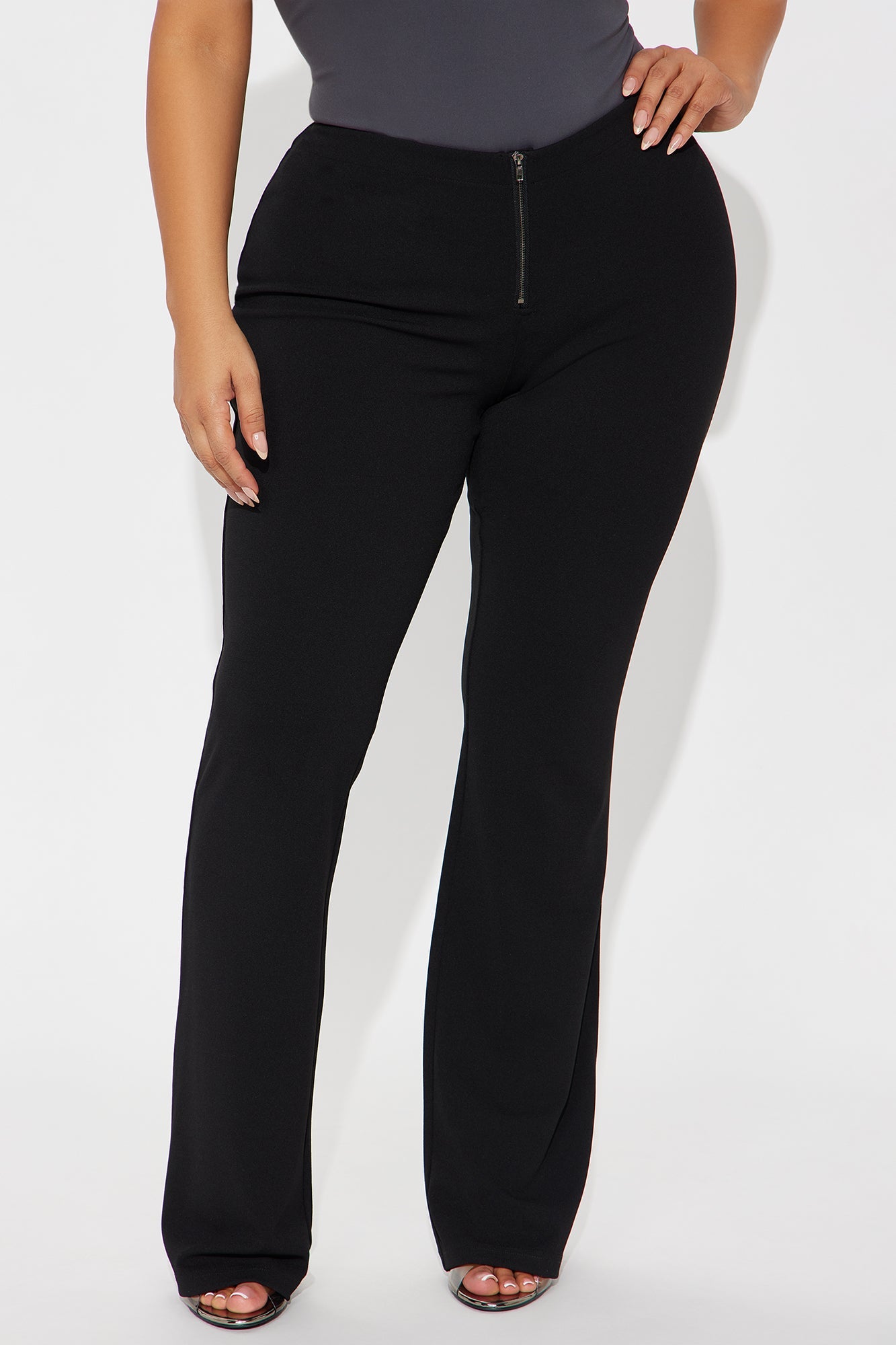 The Absolute Sweetest Low Rise Flare Pant - Black