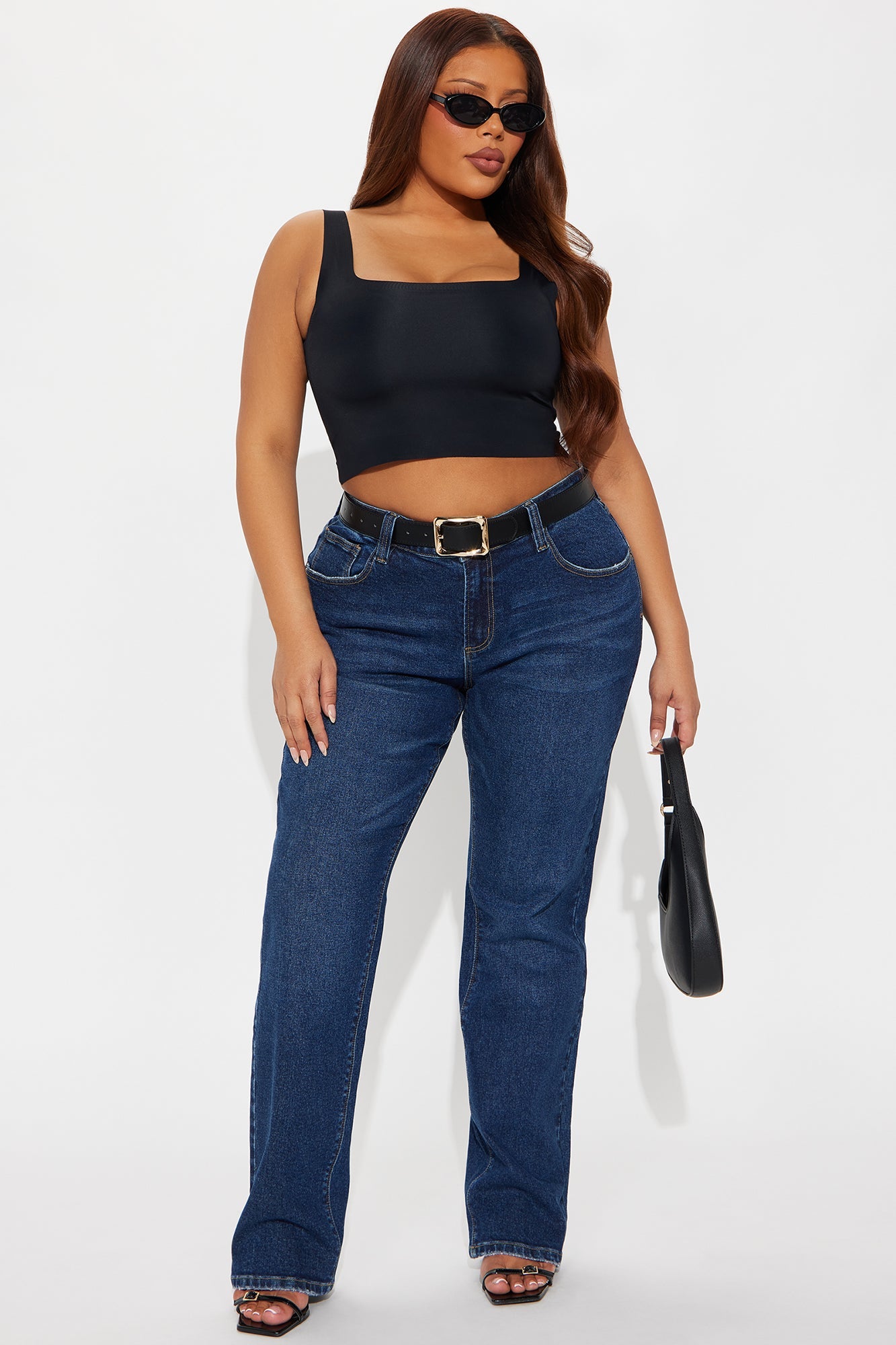 Sicily Straight Leg Jeans - Dark Wash