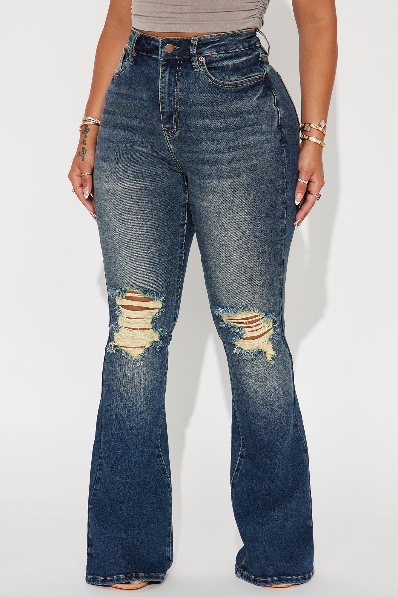 Girl Bye High Rise Flare Jeans - Dark Wash