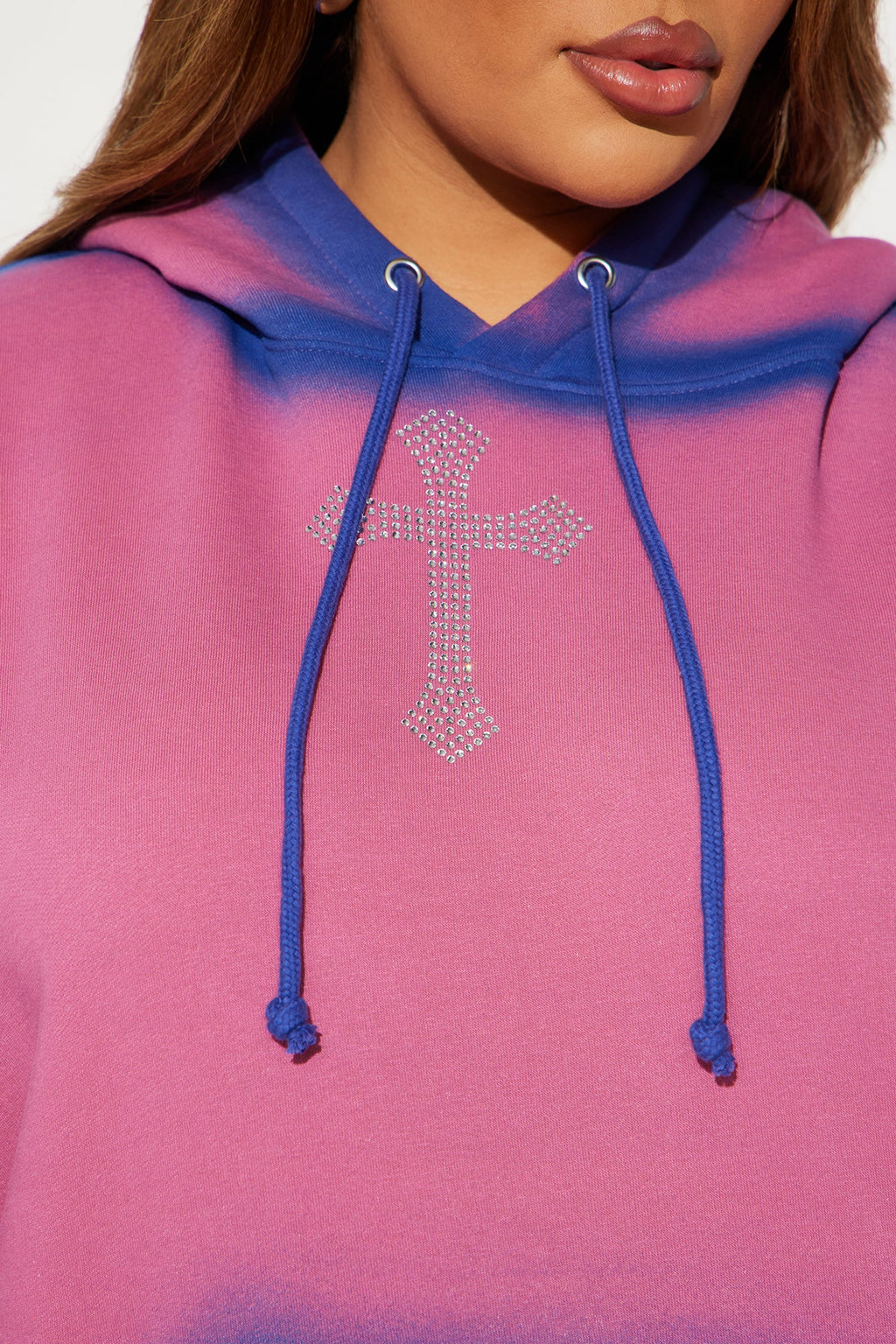 Every Day's A Good Day Washed Hoodie - Purple/combo