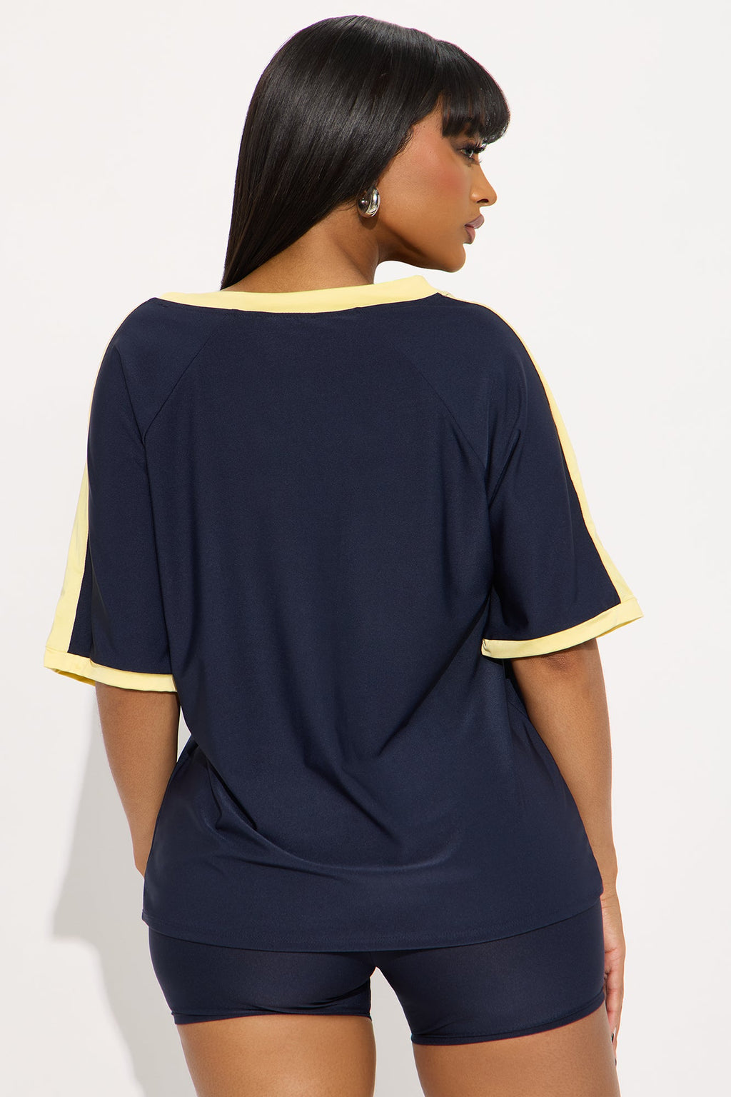 Field Crush Biker Short Set - Navy