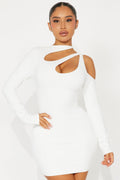 Sculpt Jojo Micro Mini Dress - White