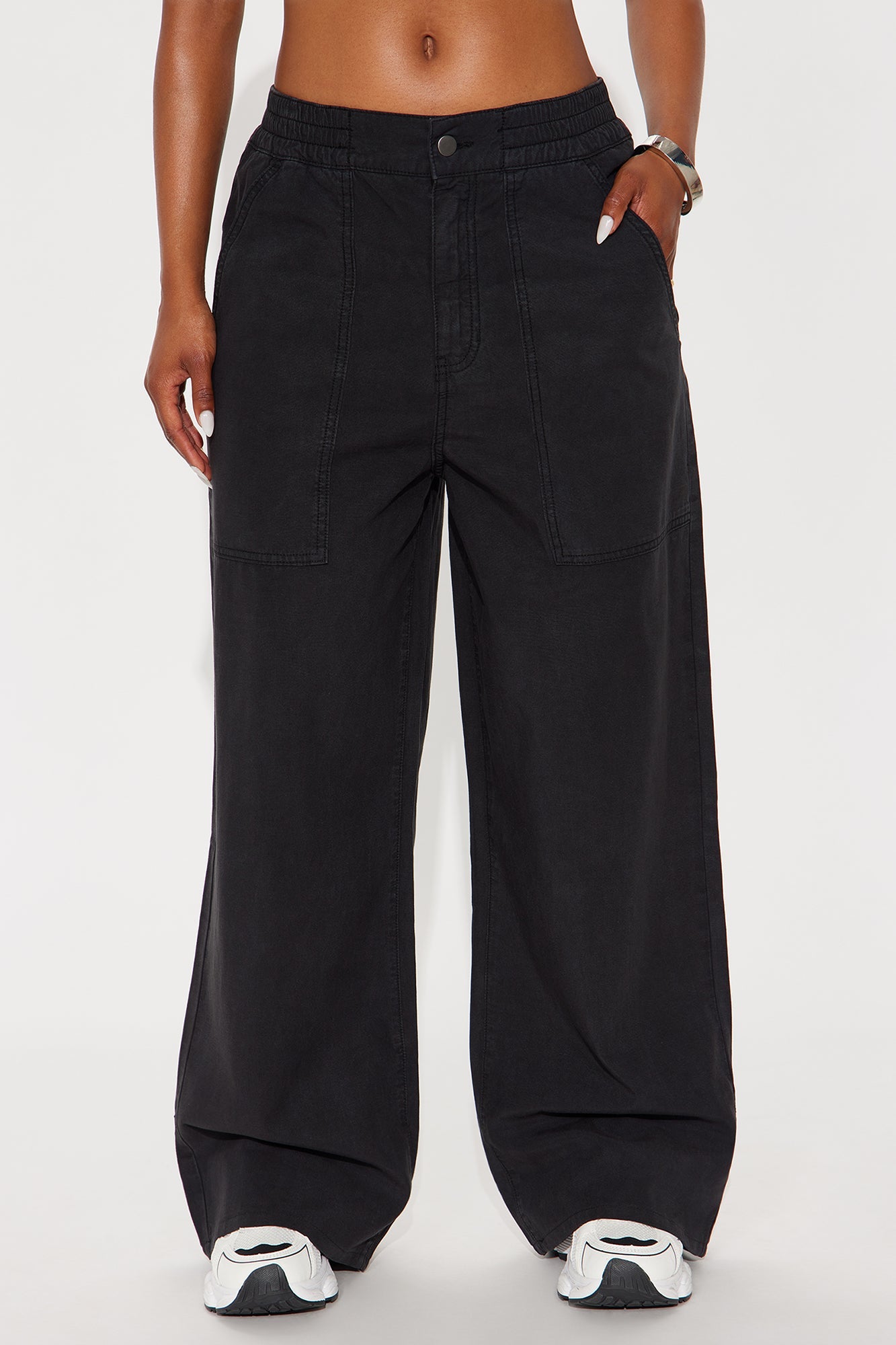 Daphne Cuffed Pant - Black