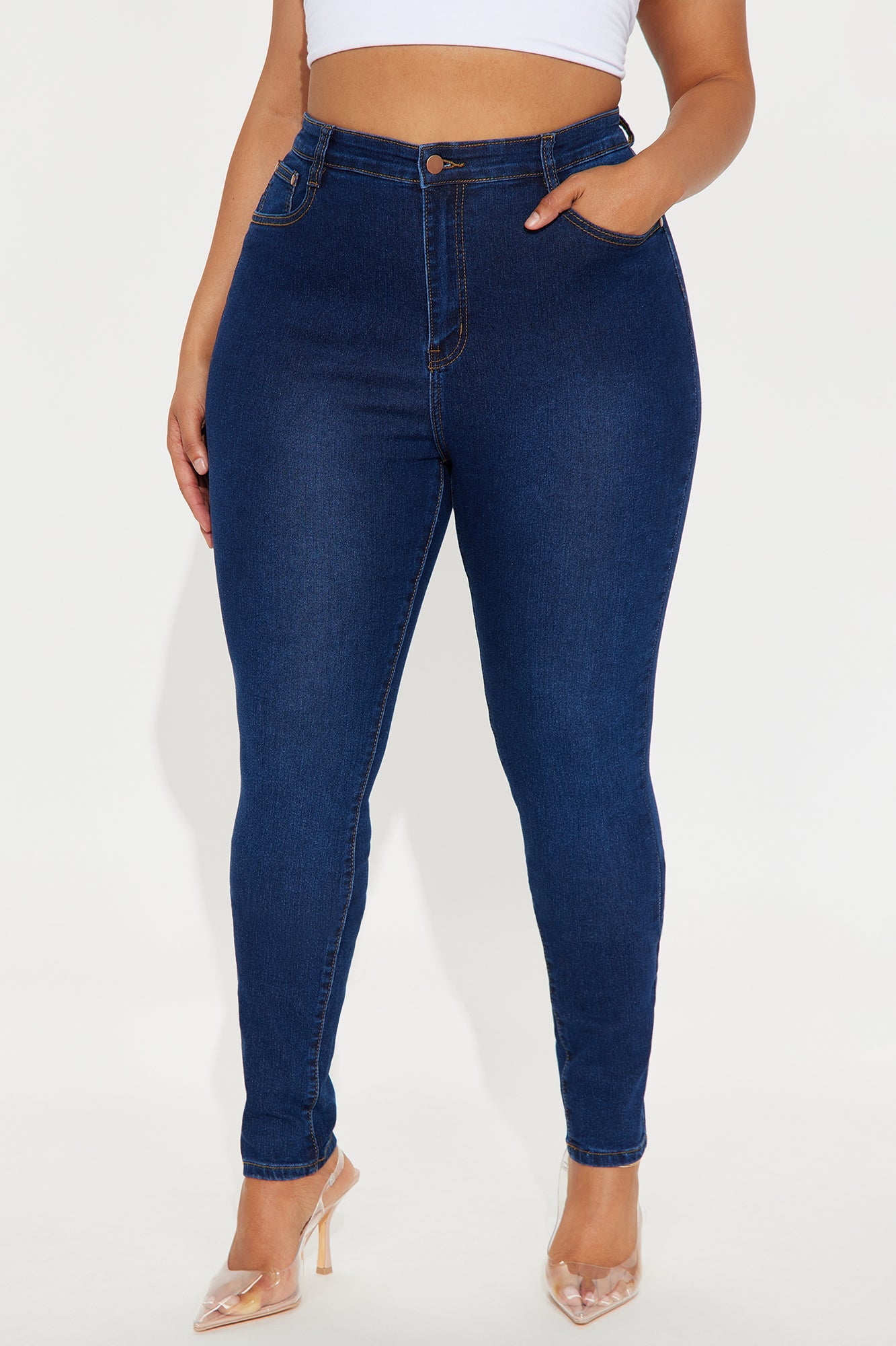 Tall Marilyn High Waisted Skinny Jeans - Dark Wash