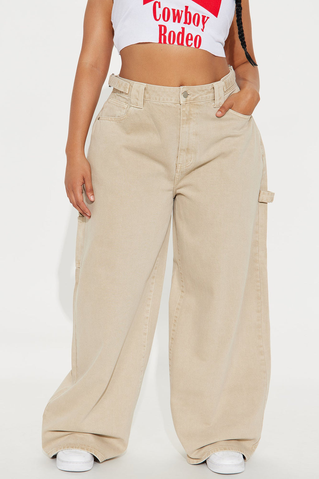 Everything You Want Wide Leg Pant - Tan