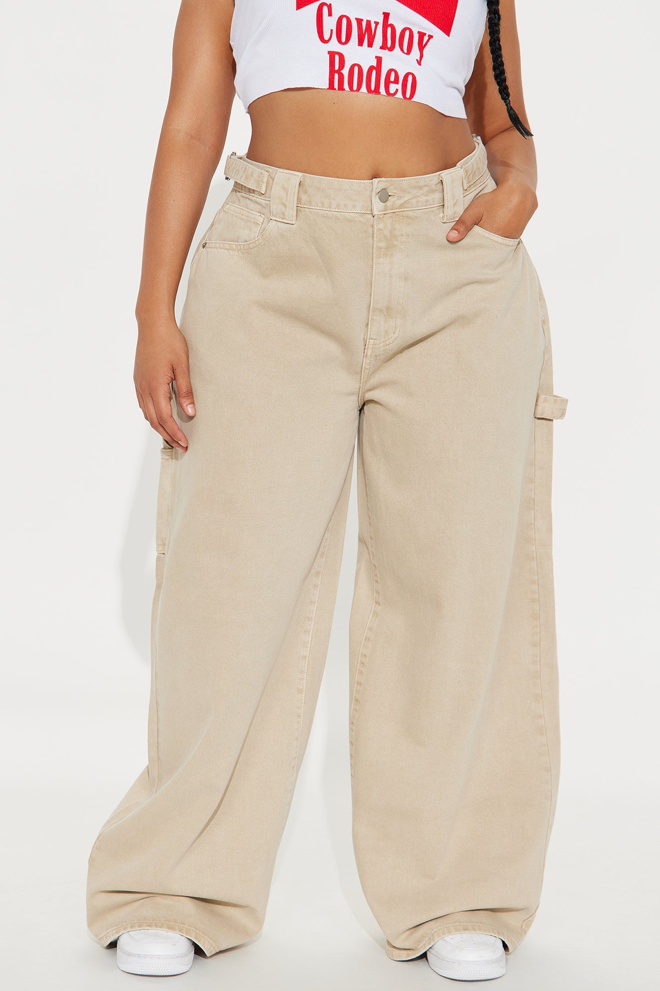 Everything You Want Wide Leg Pant - Tan