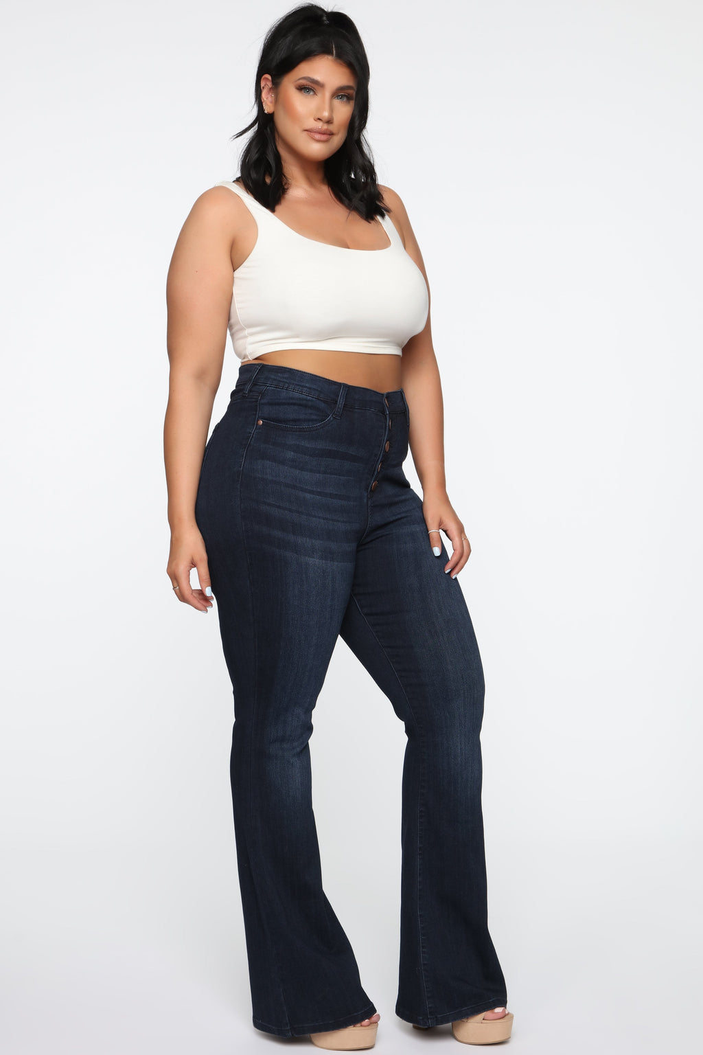 All Flared Up Jean - Dark Denim