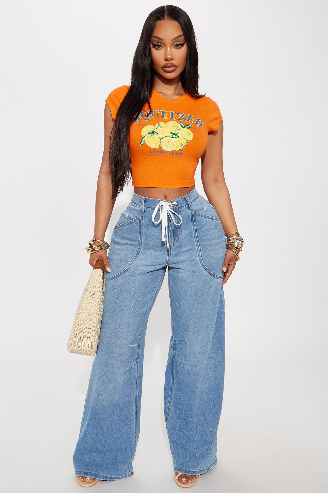 Seaside Wide Leg Jeans - Light Wash