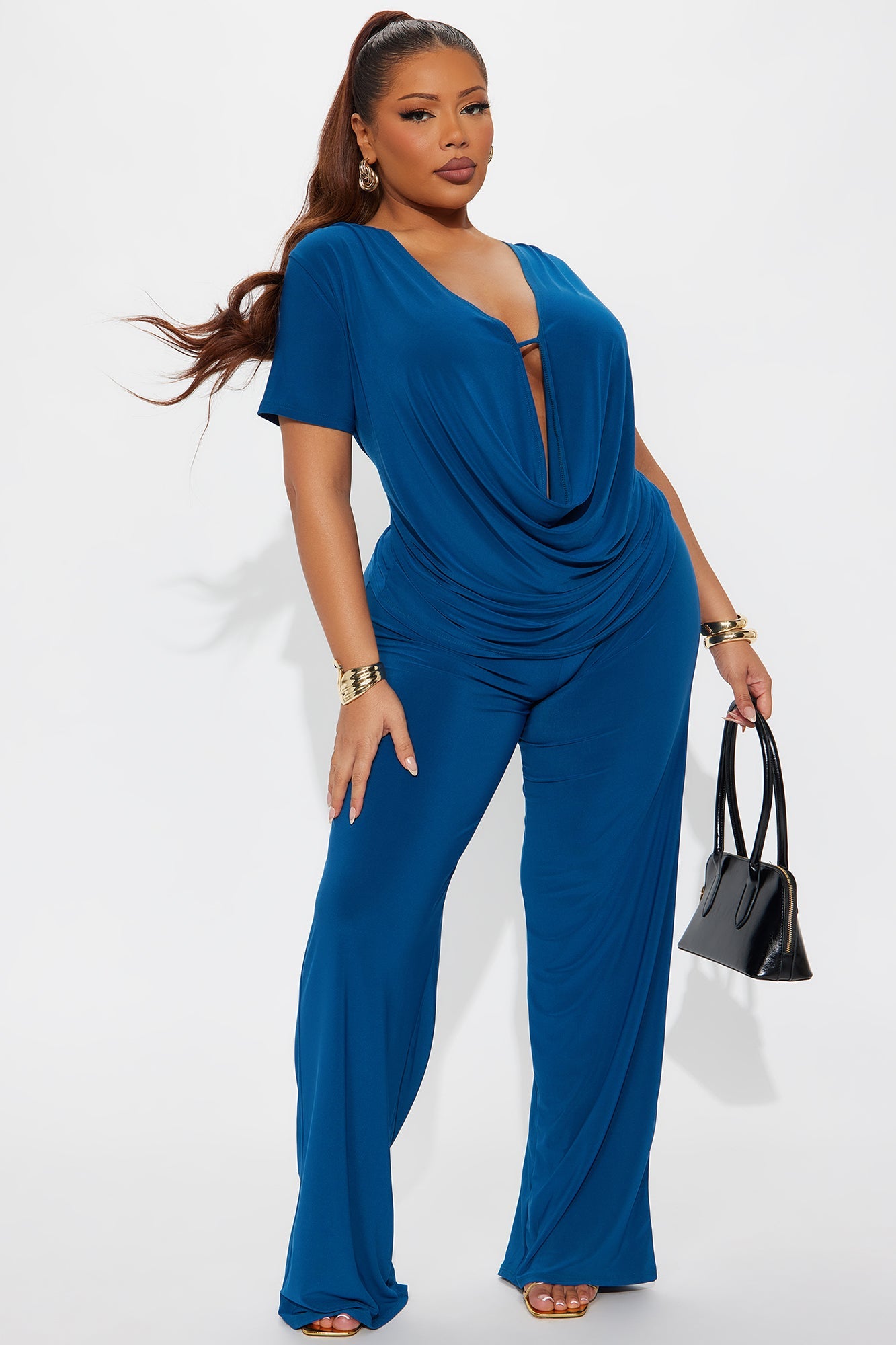 La Rosalinda Pant Set - Teal