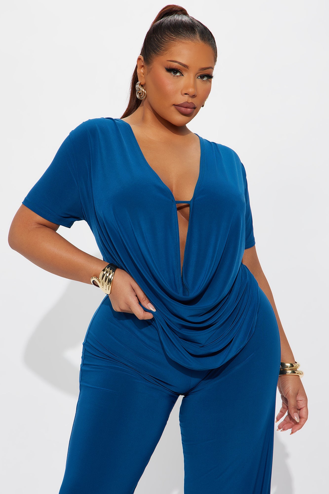 La Rosalinda Pant Set - Teal