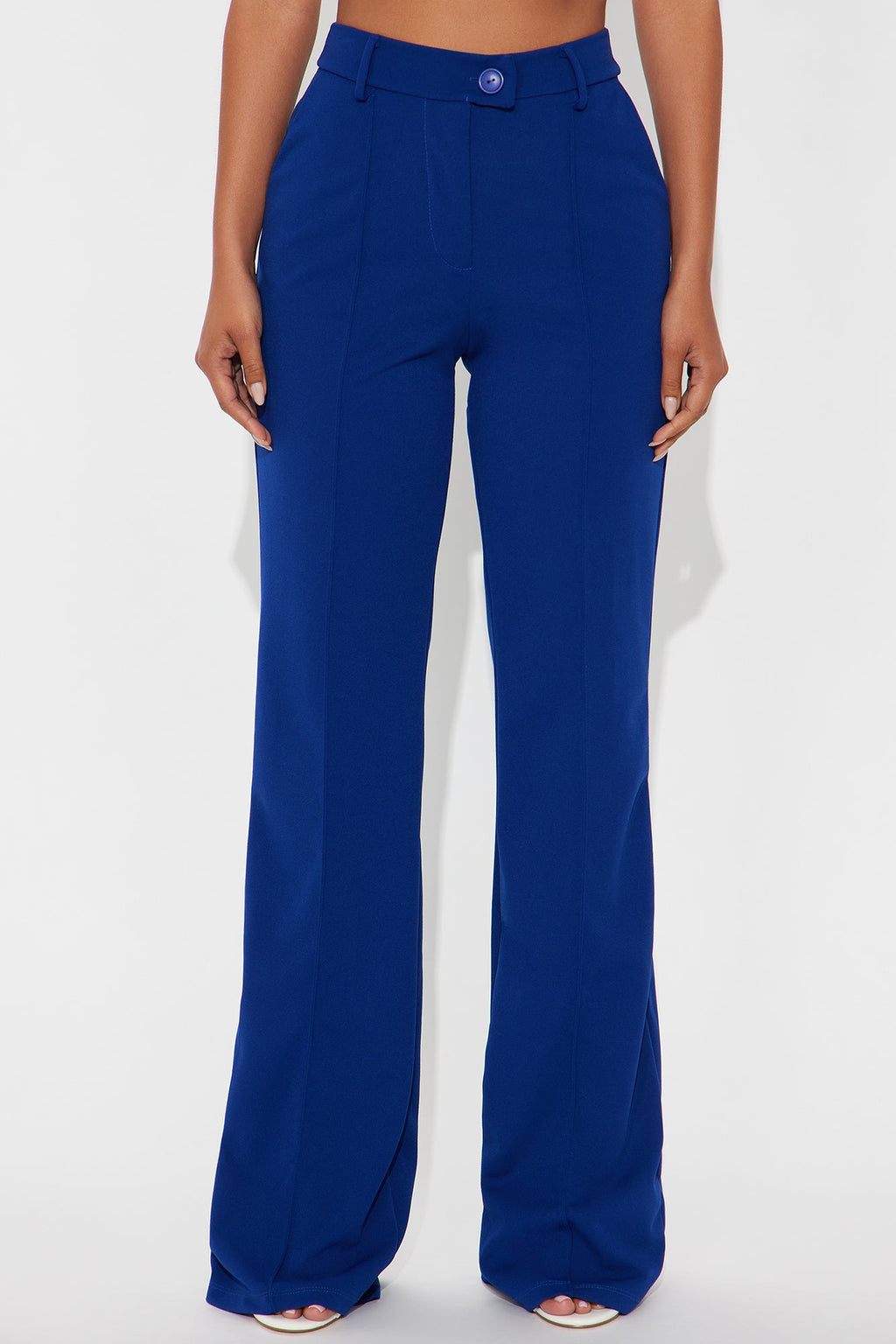 Tall Heidi Wide Leg Trouser Pant - Royal