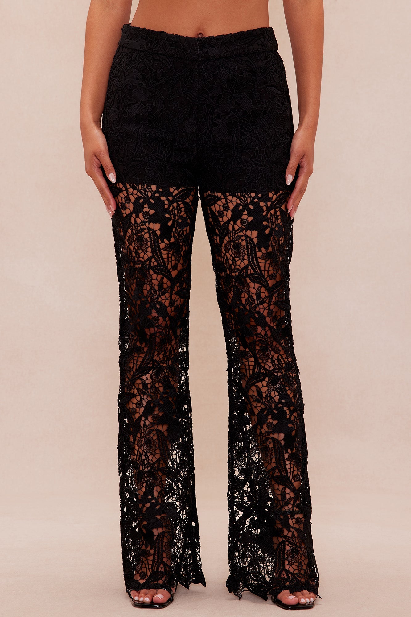 Brandi Lace Pant - Black