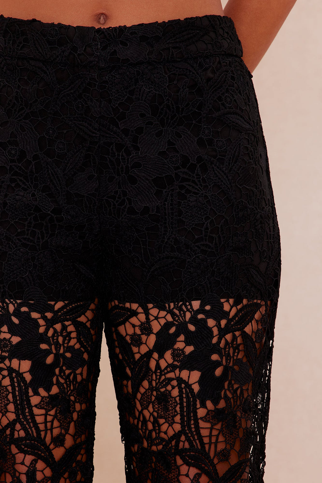 Brandi Lace Pant - Black