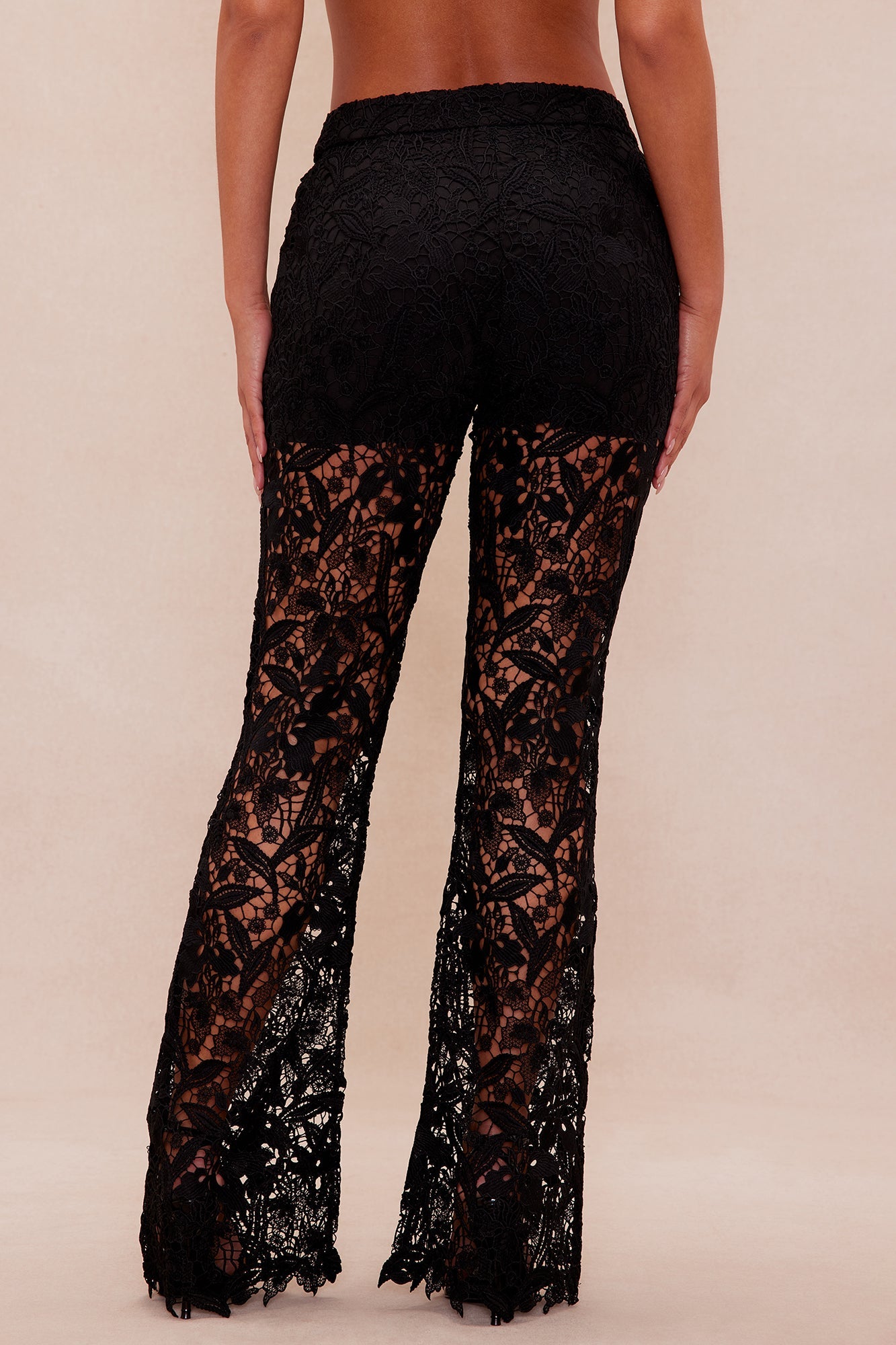 Brandi Lace Pant - Black