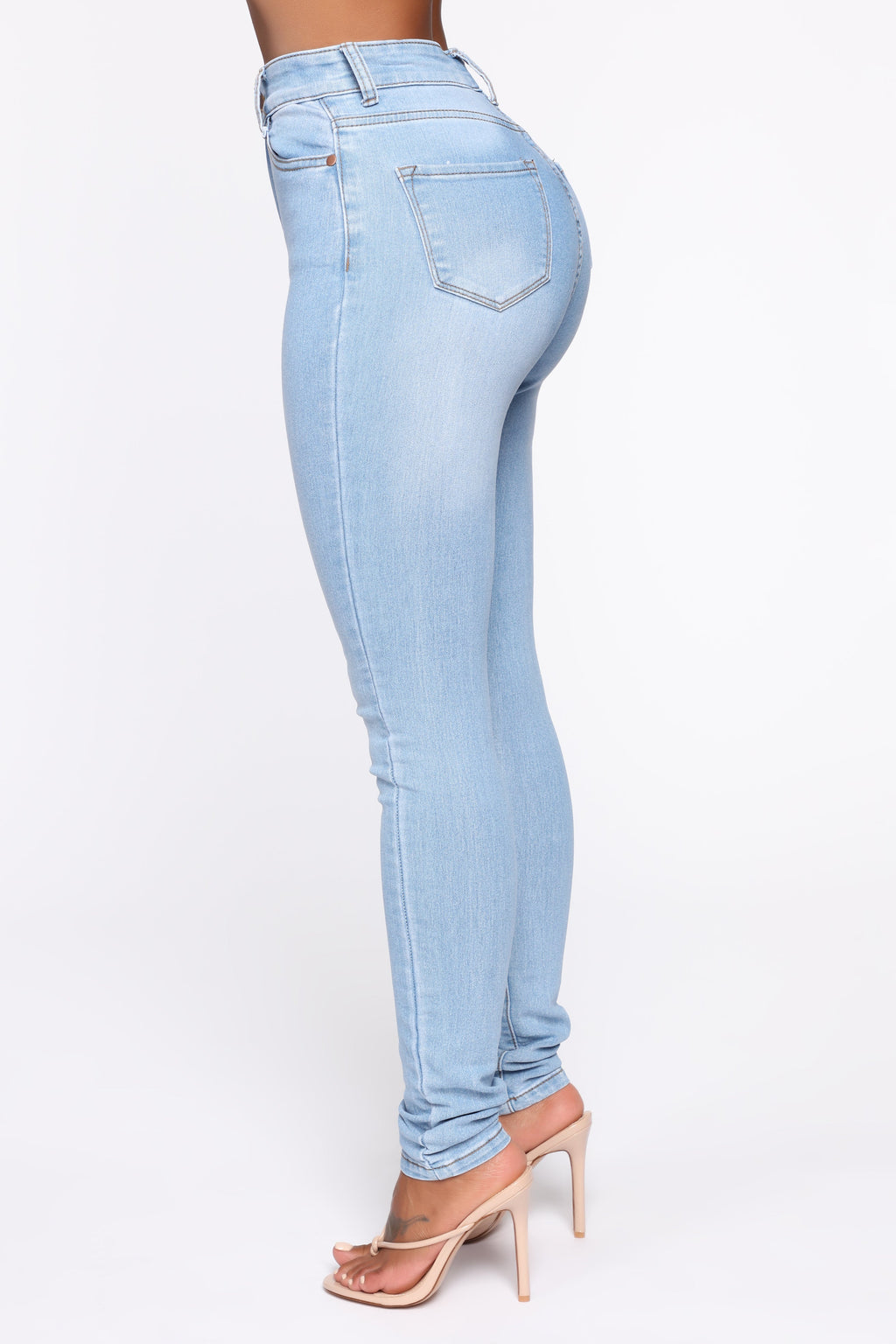 Marilyn High Waisted Skinny Jeans - Light Wash