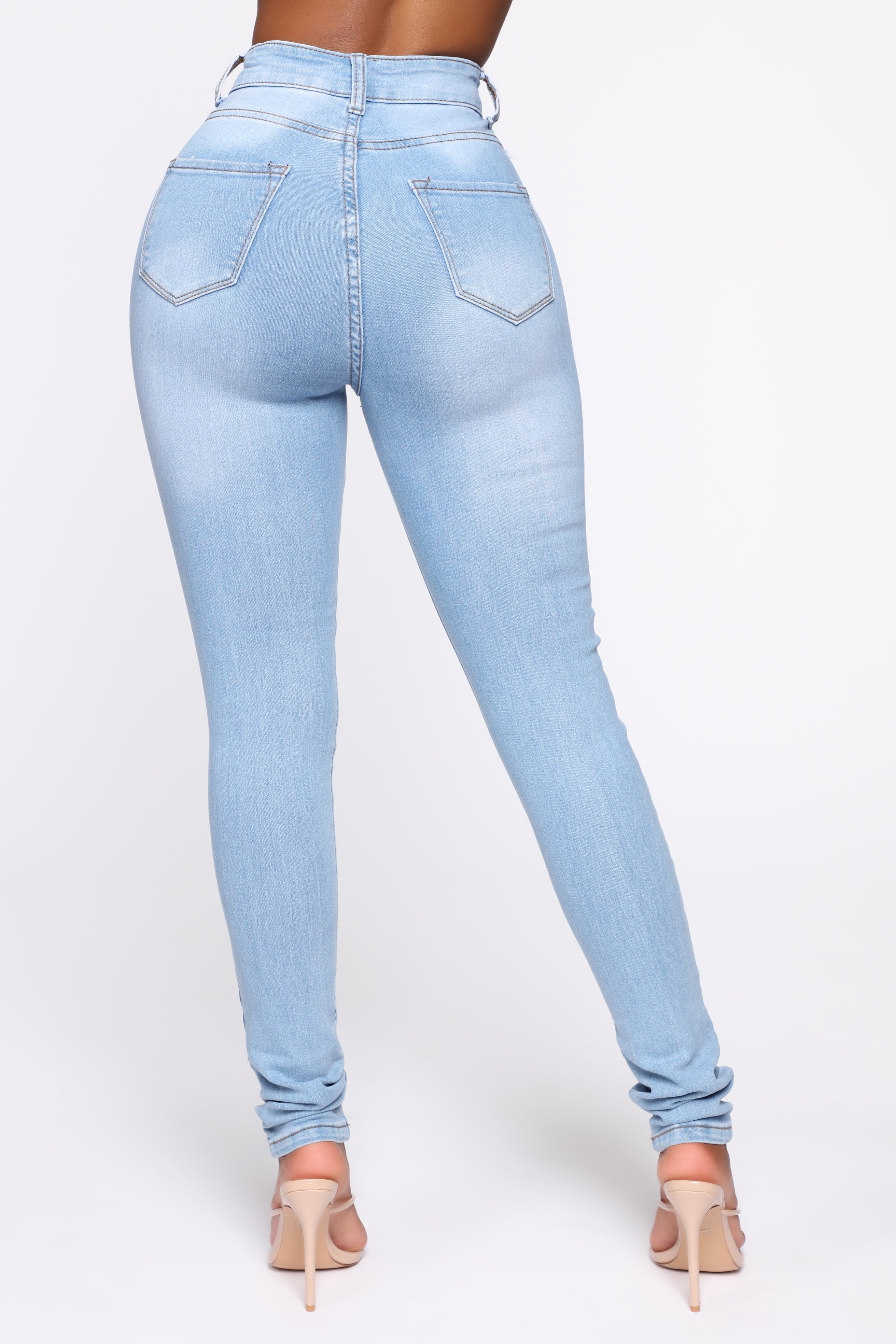 Marilyn High Waisted Skinny Jeans - Light Wash