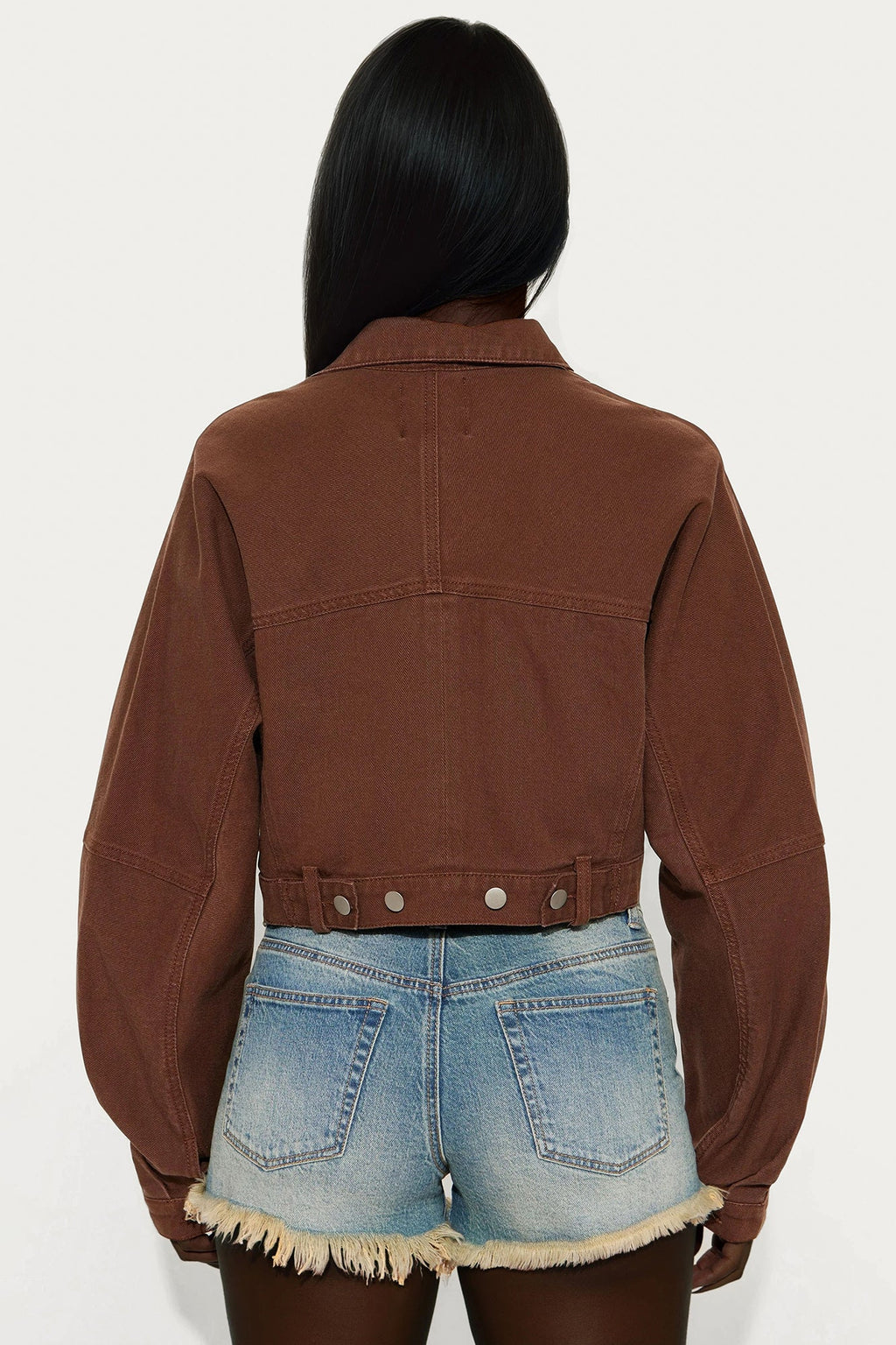 Brittany Trucker Jacket - Chocolate