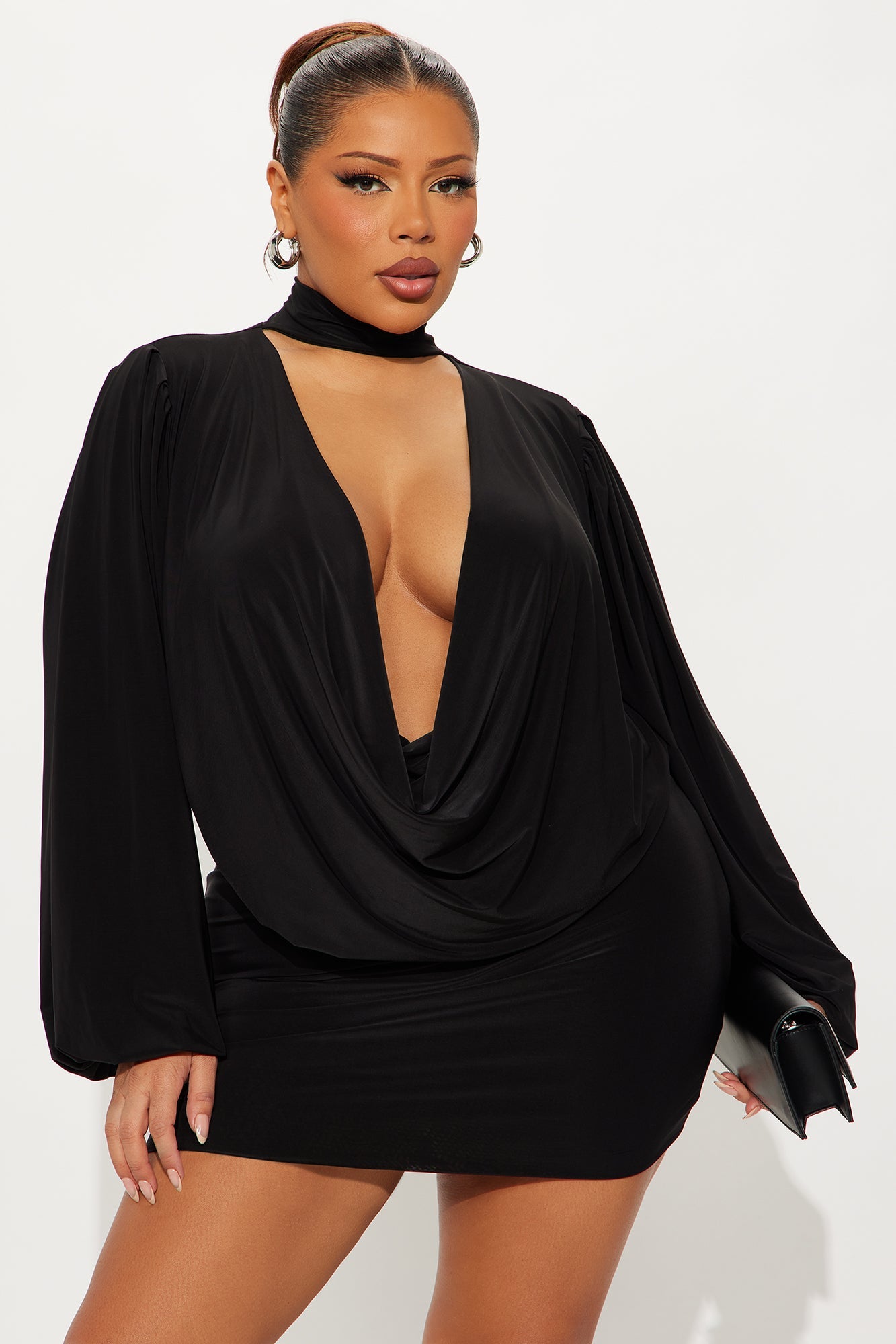 Second Chances Mini Skirt Set - Black